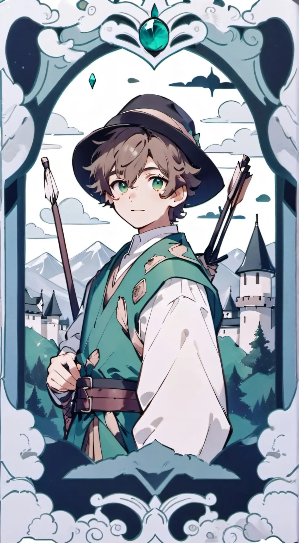 ai character: Msa inspired background