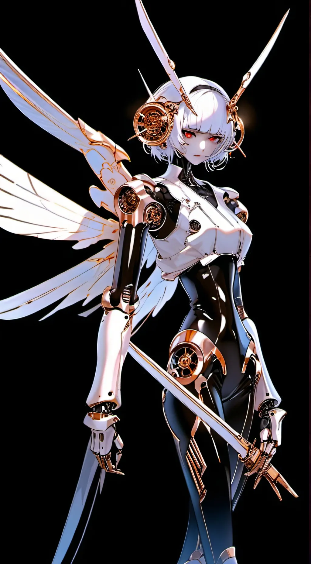 ai character: md Raining background