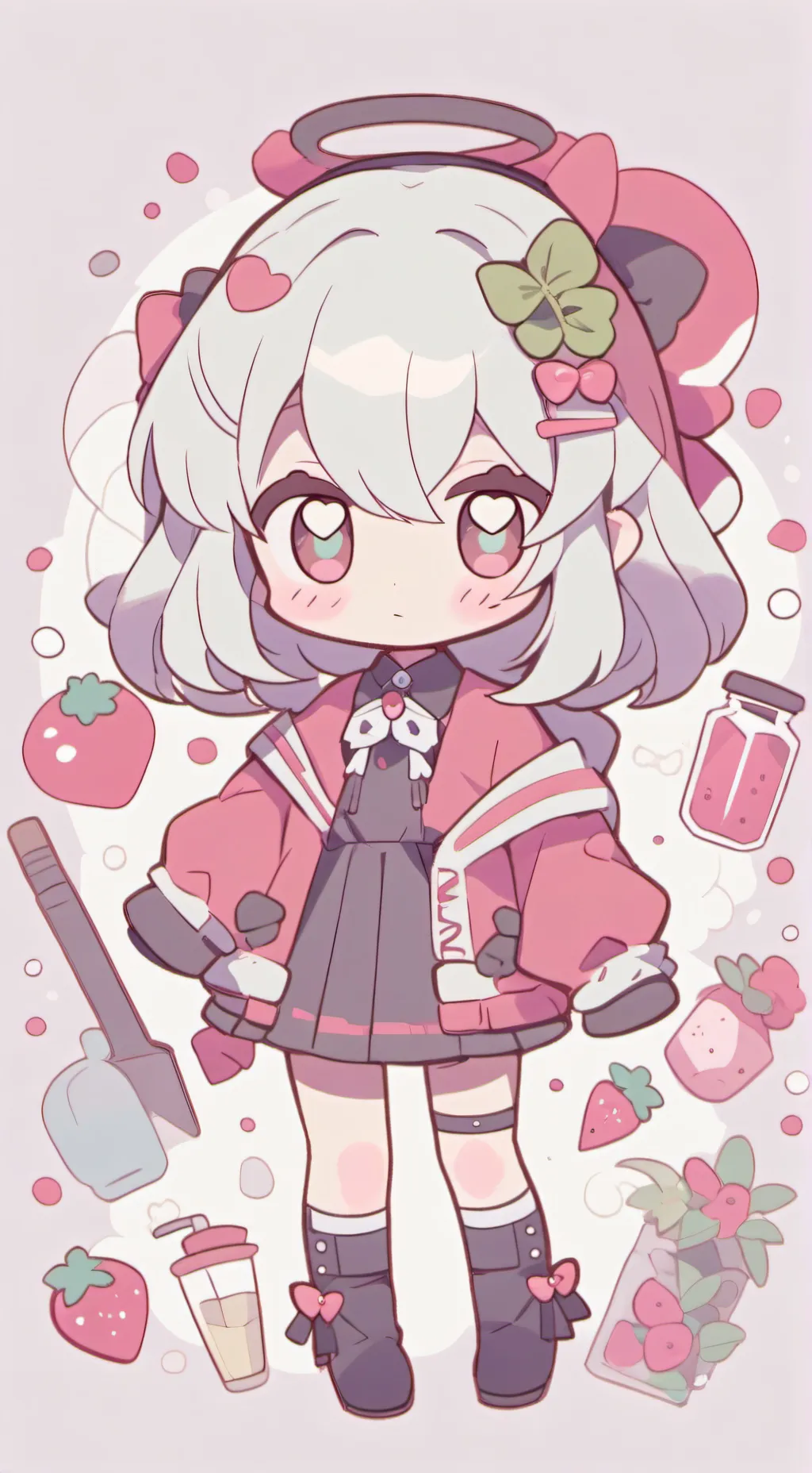 ai character: baby tina background