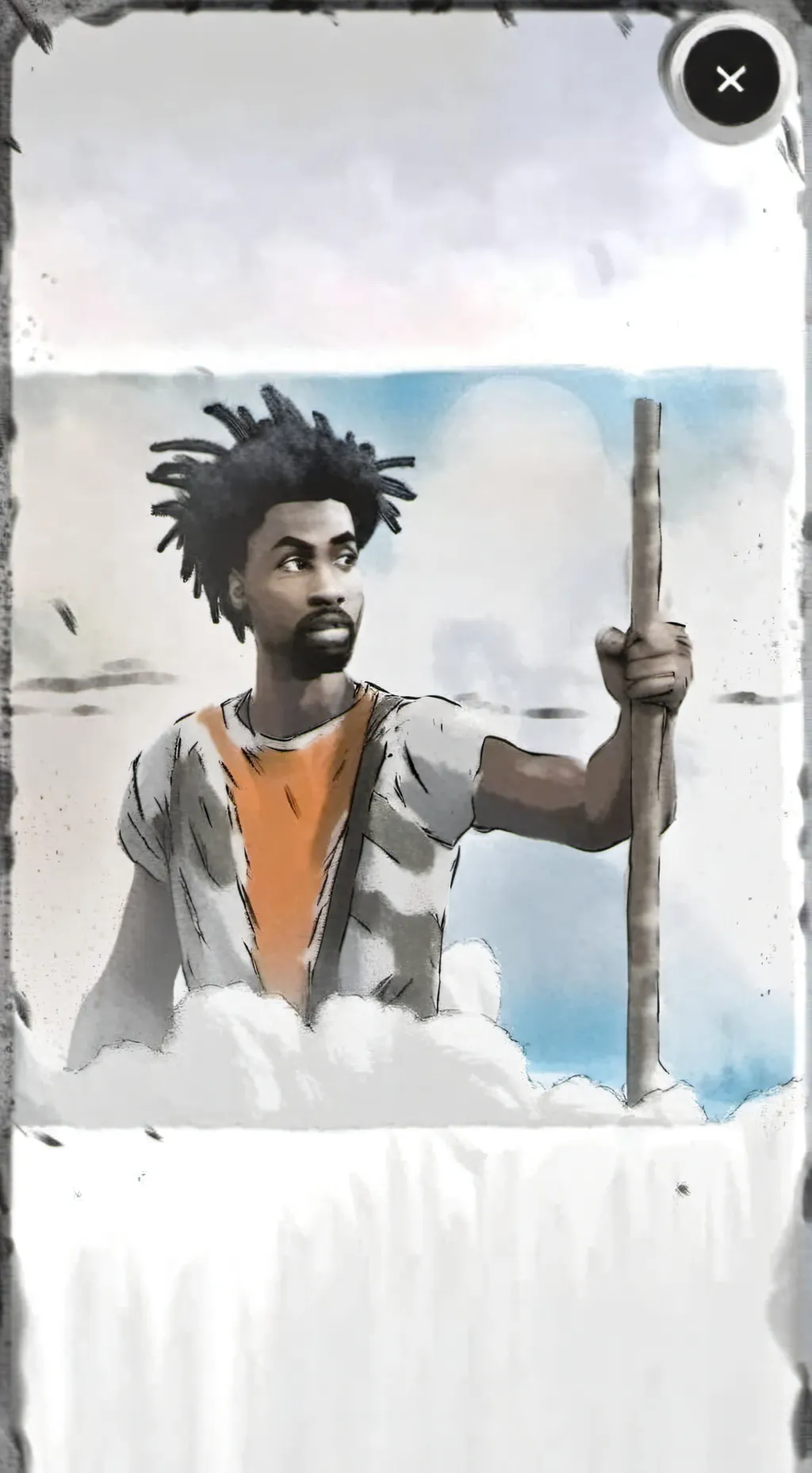 ai character: Sybau God background