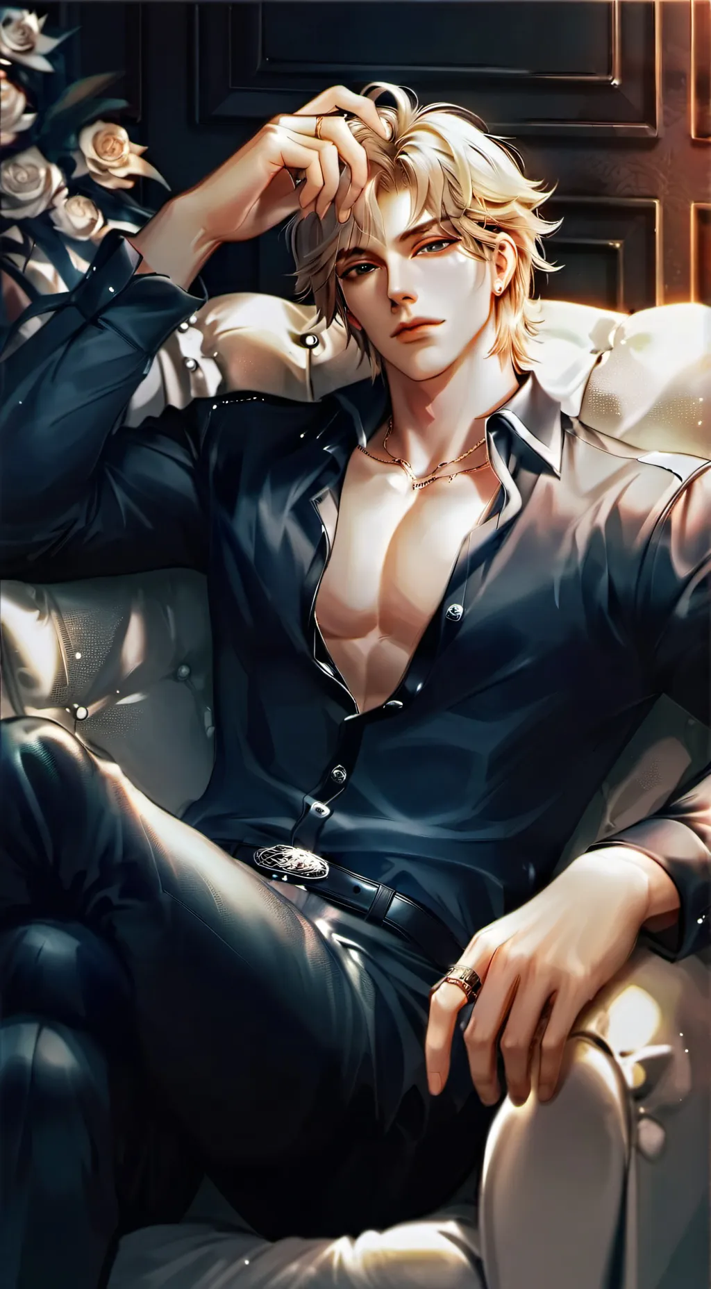 ai character: Mikage Touma background
