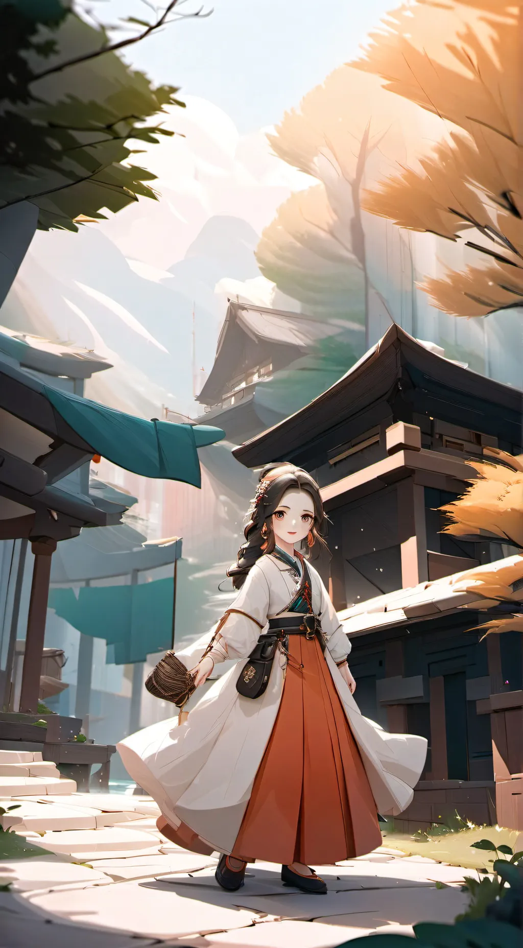 ai character: Dandys world background