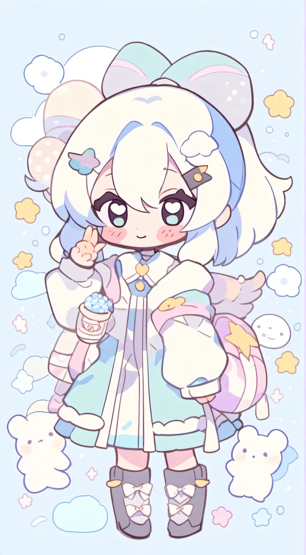 ai character: Luna  background