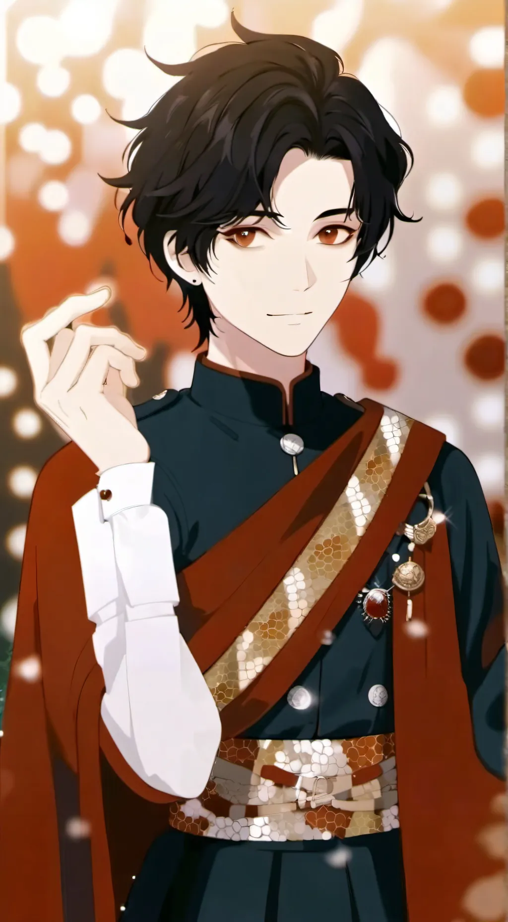 ai character: kim  background