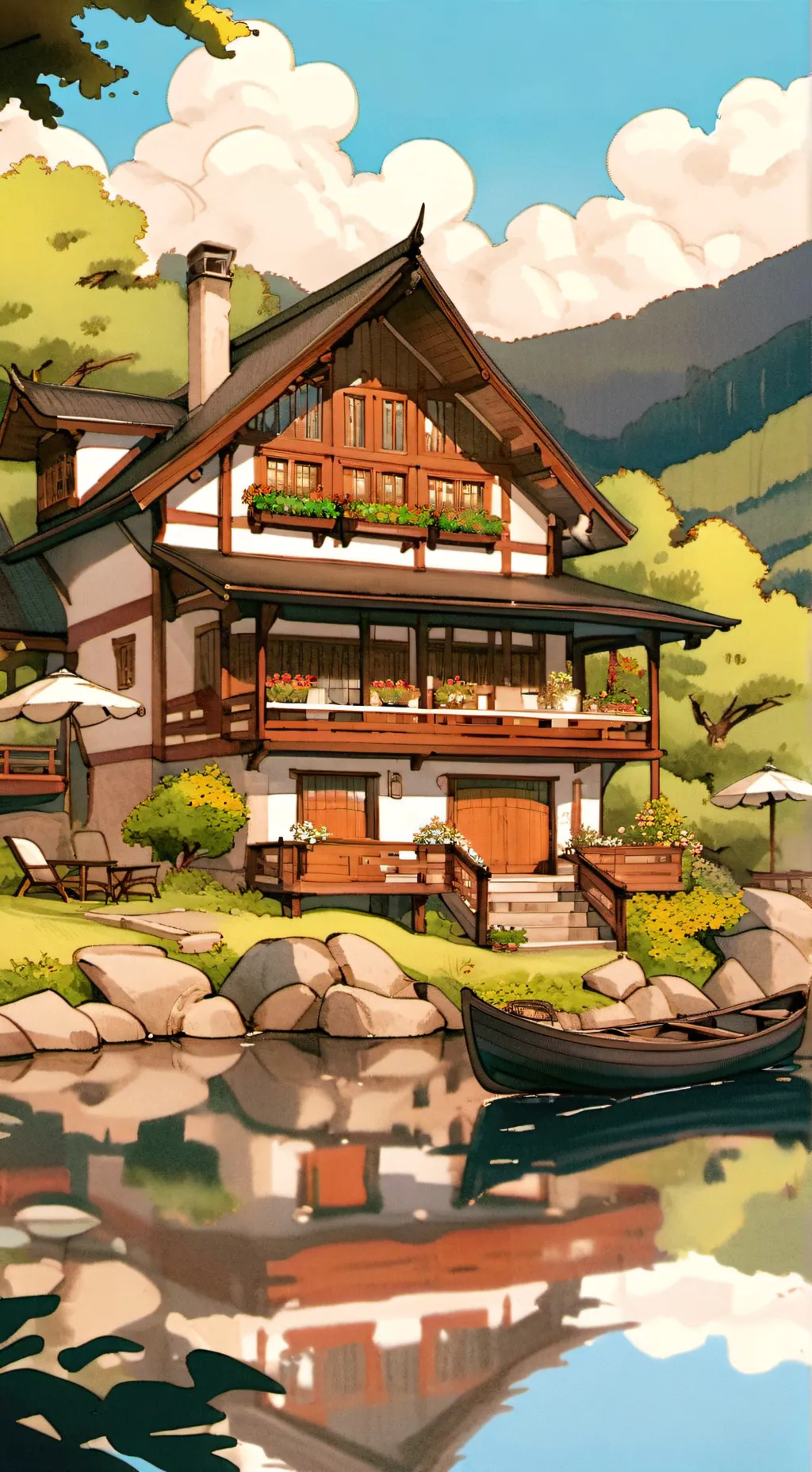 ai character: ... background