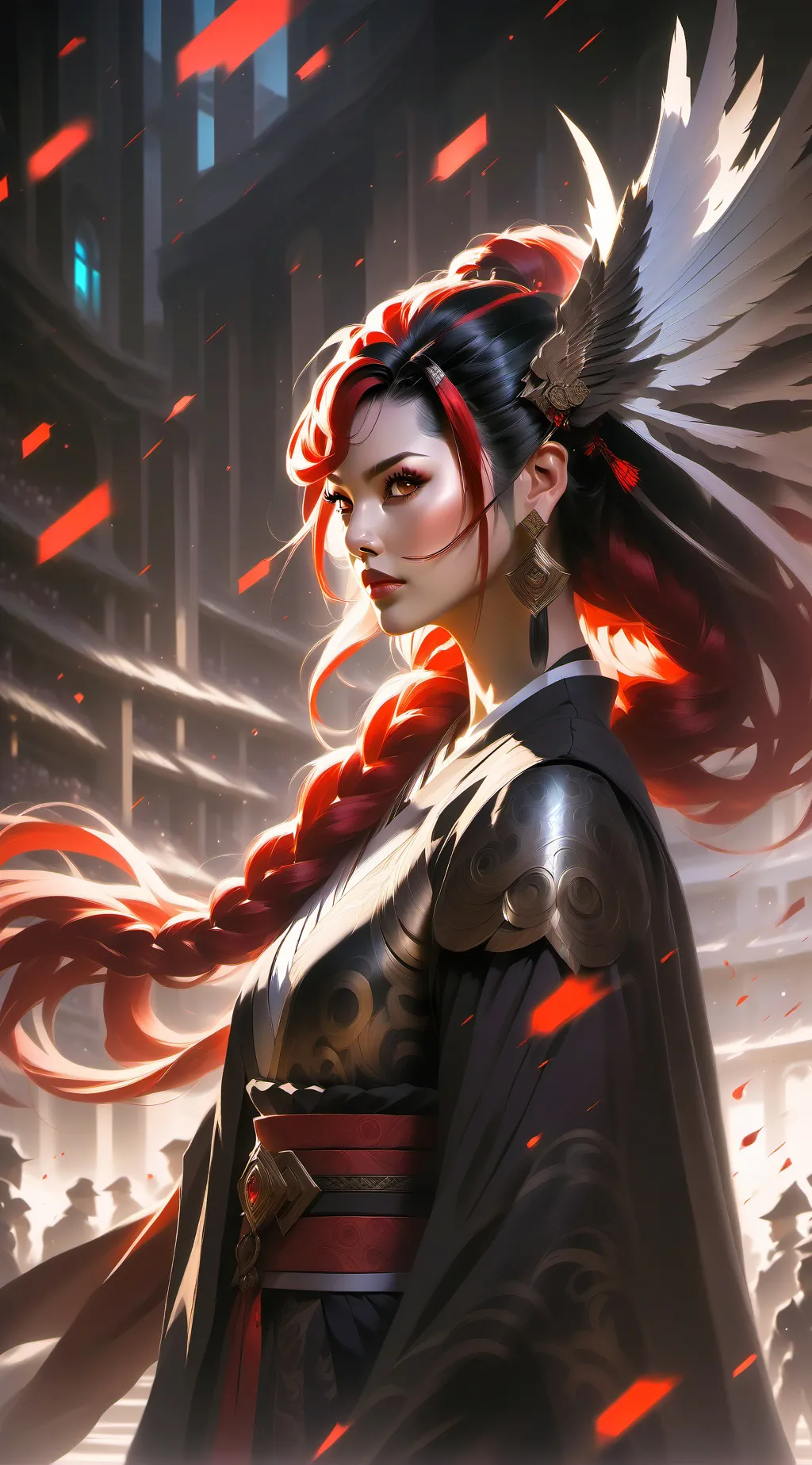 ai character: Воинша background
