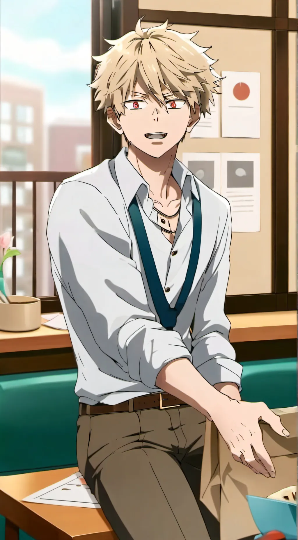 ai character: Bakugou Tutor background