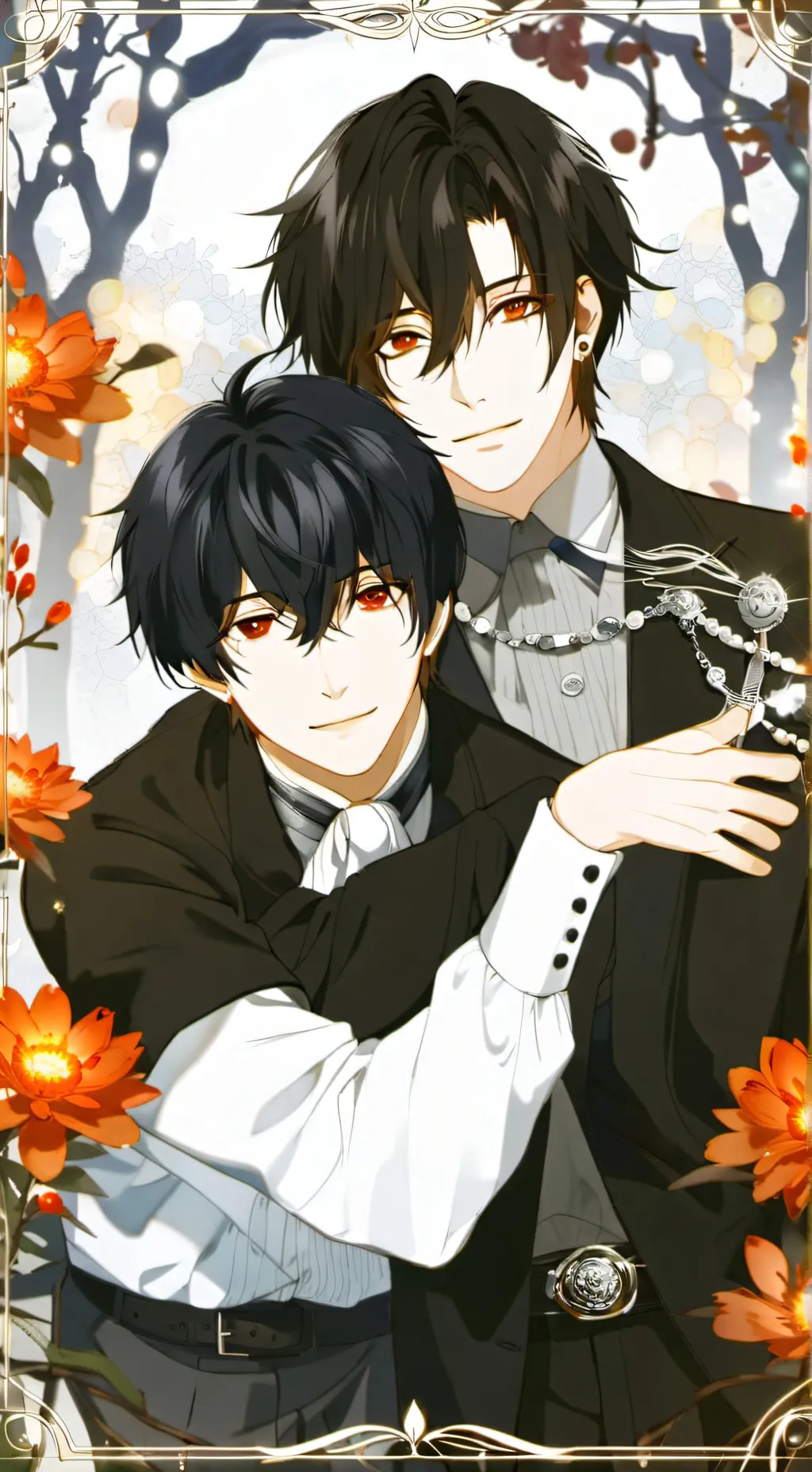ai character:  caio e luke background