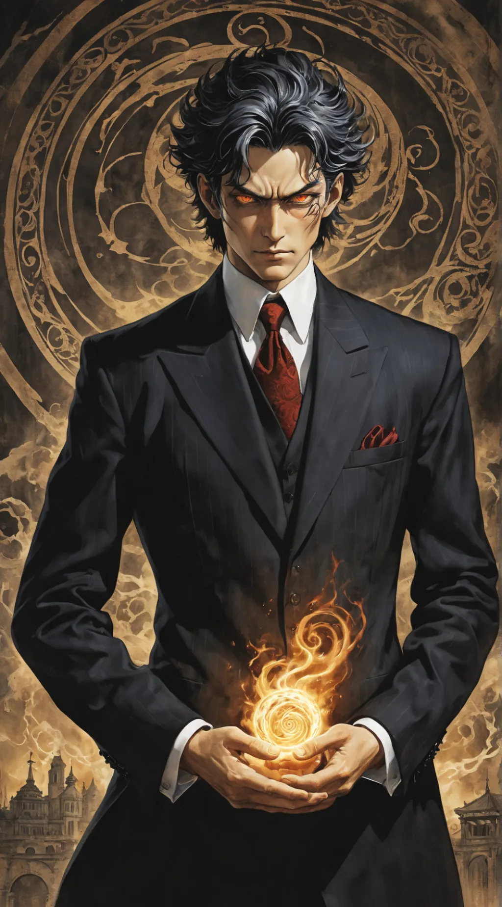 ai character: Lucien background