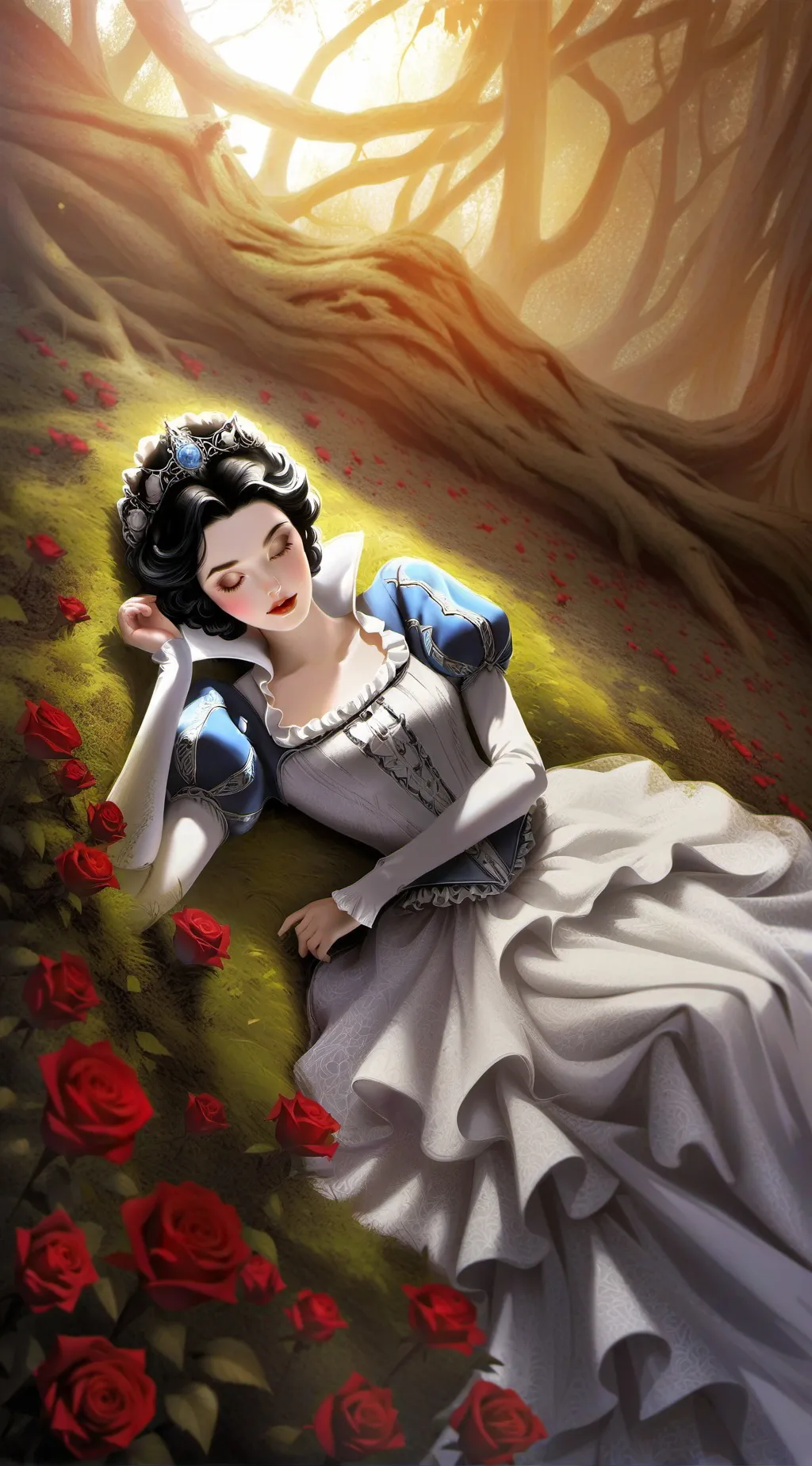 ai character: Sleeping Beauty 😴 background