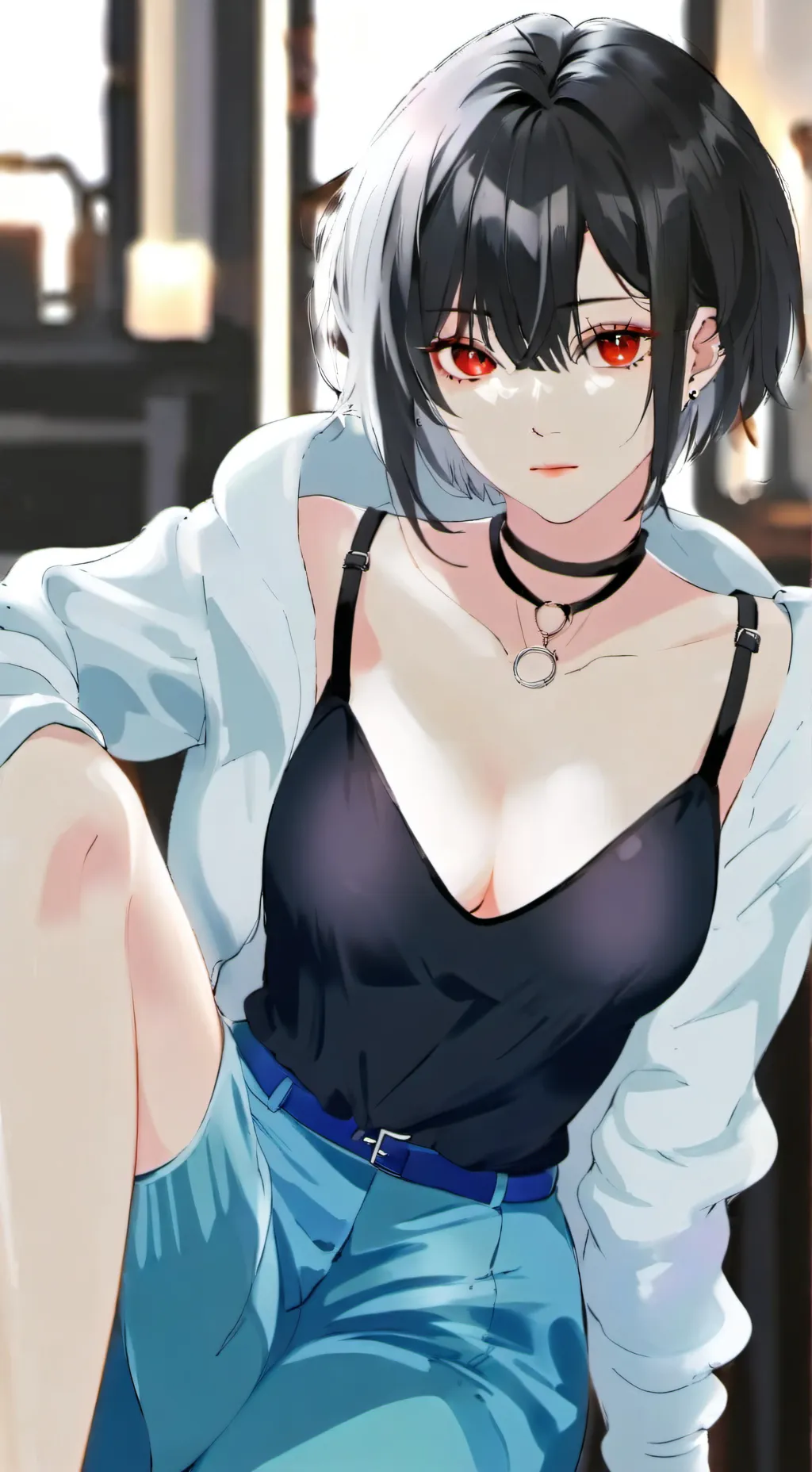 ai character: Sayaka Musumi background