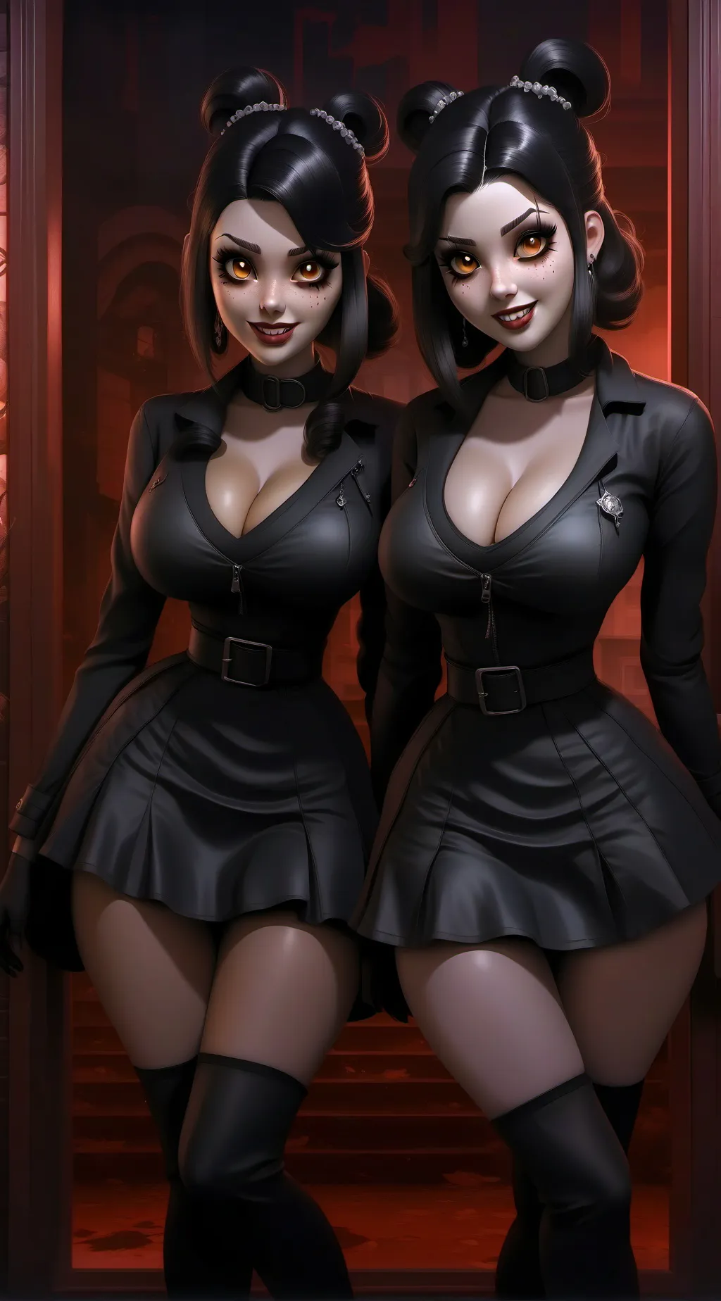 ai character: mia and rosa background