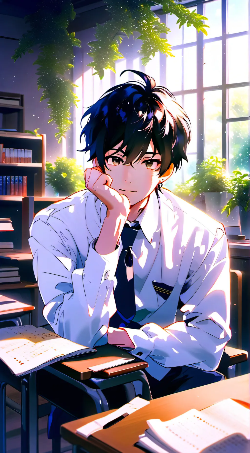 ai character: Mark background