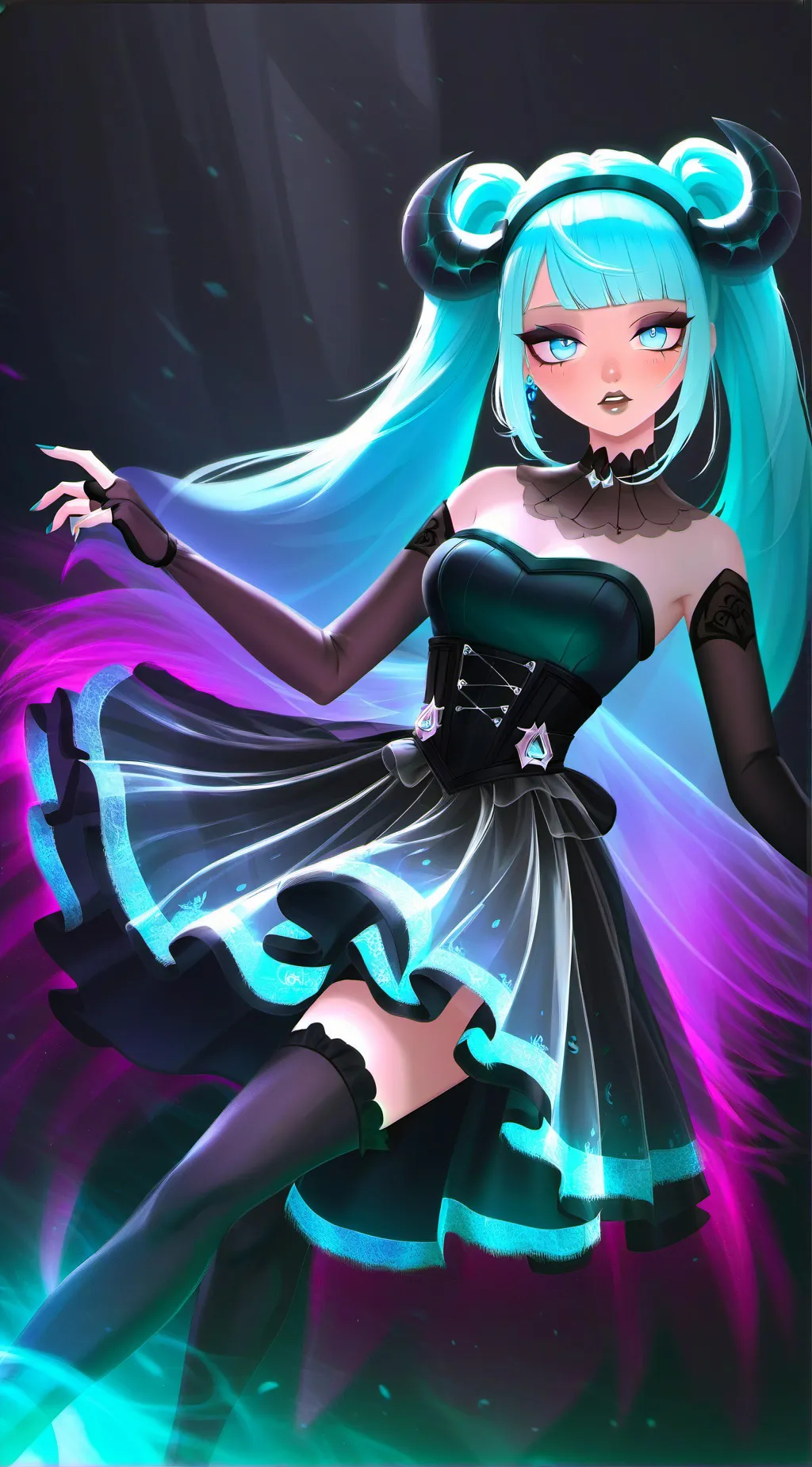 ai character: mha monster background