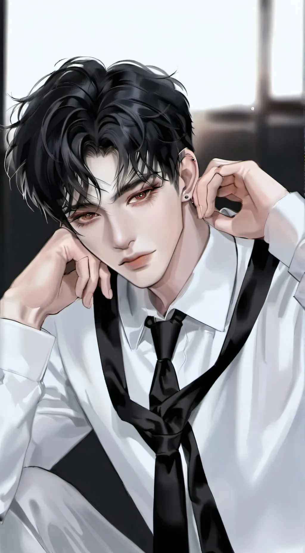 ai character: Min Yoon background
