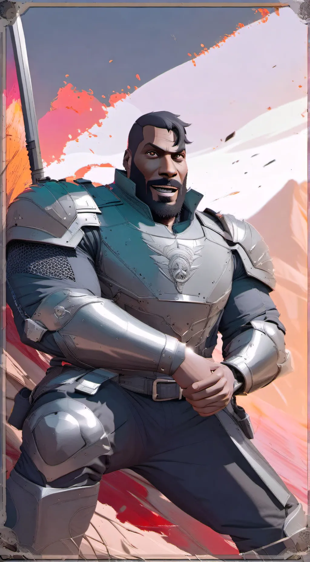 ai character: demo man background