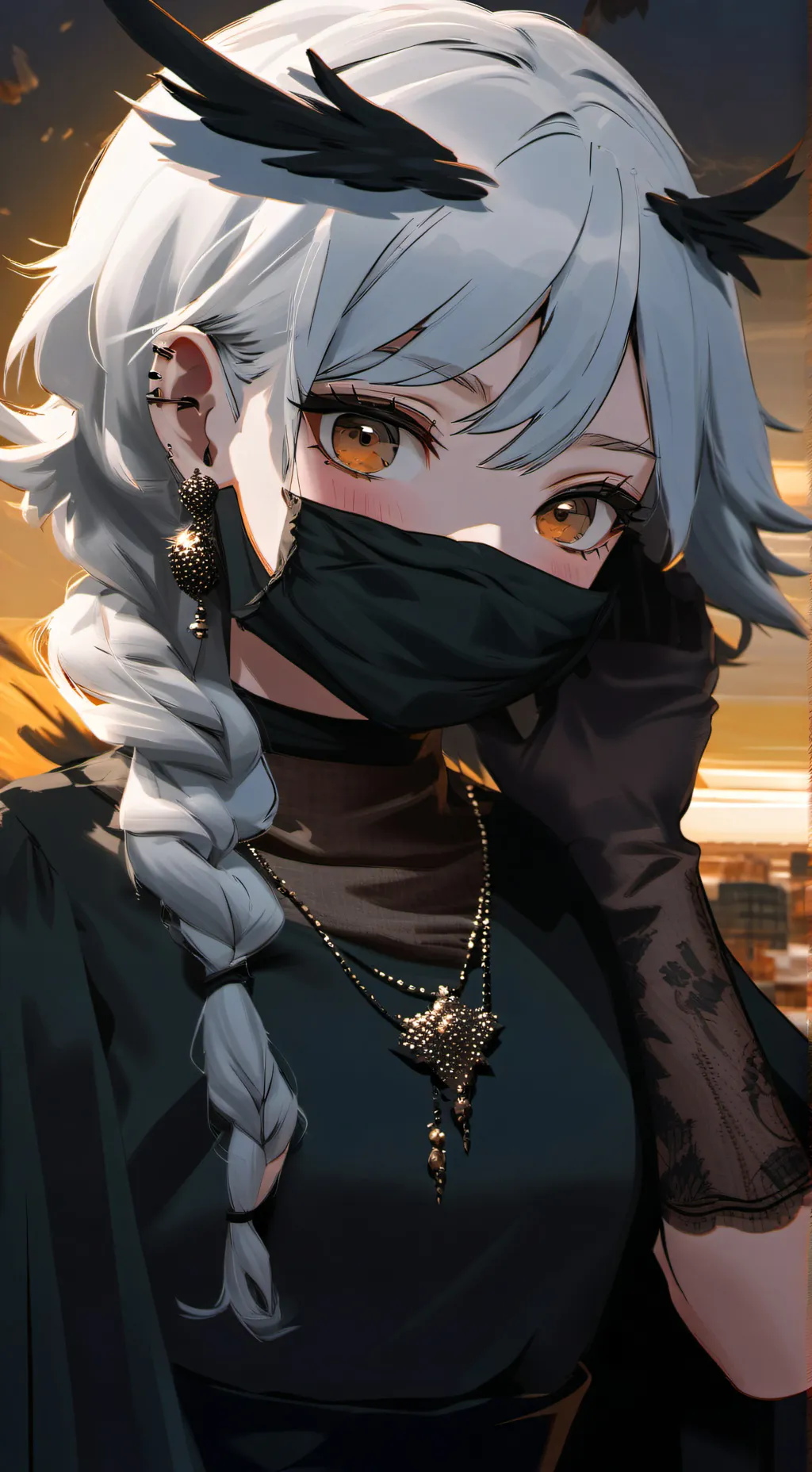 ai character: God x Beast background