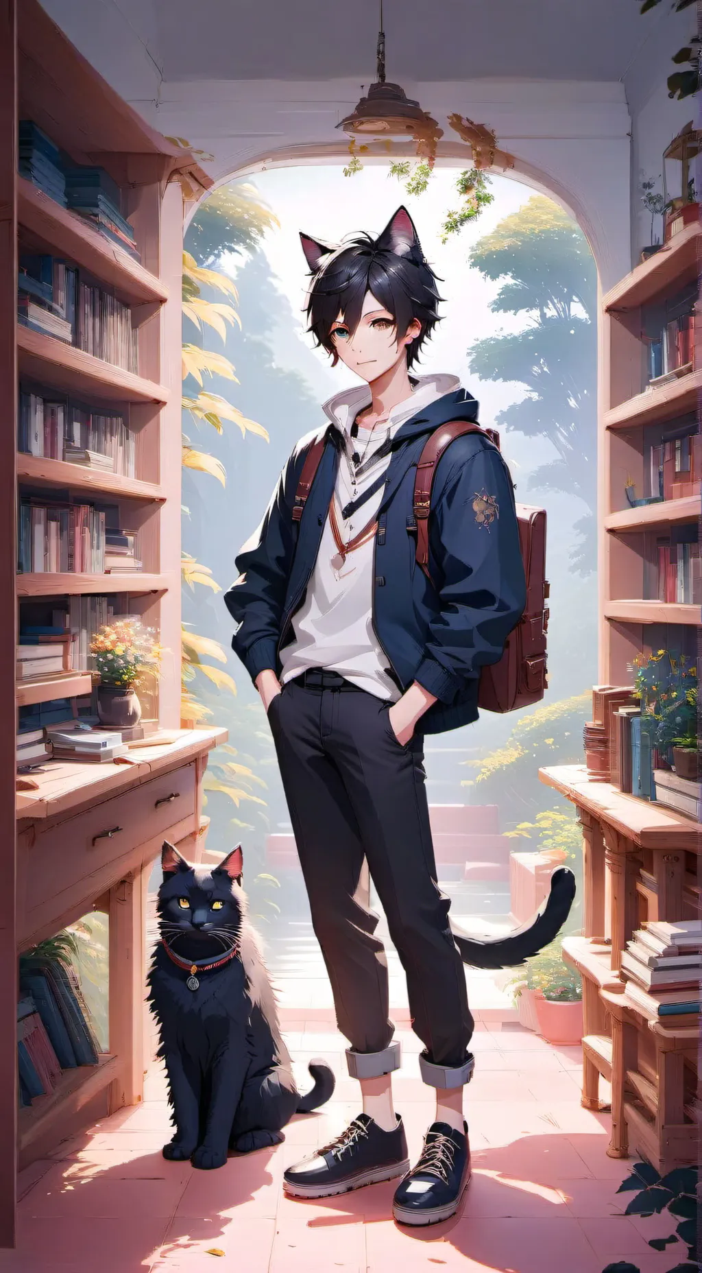 ai character: Ezra background
