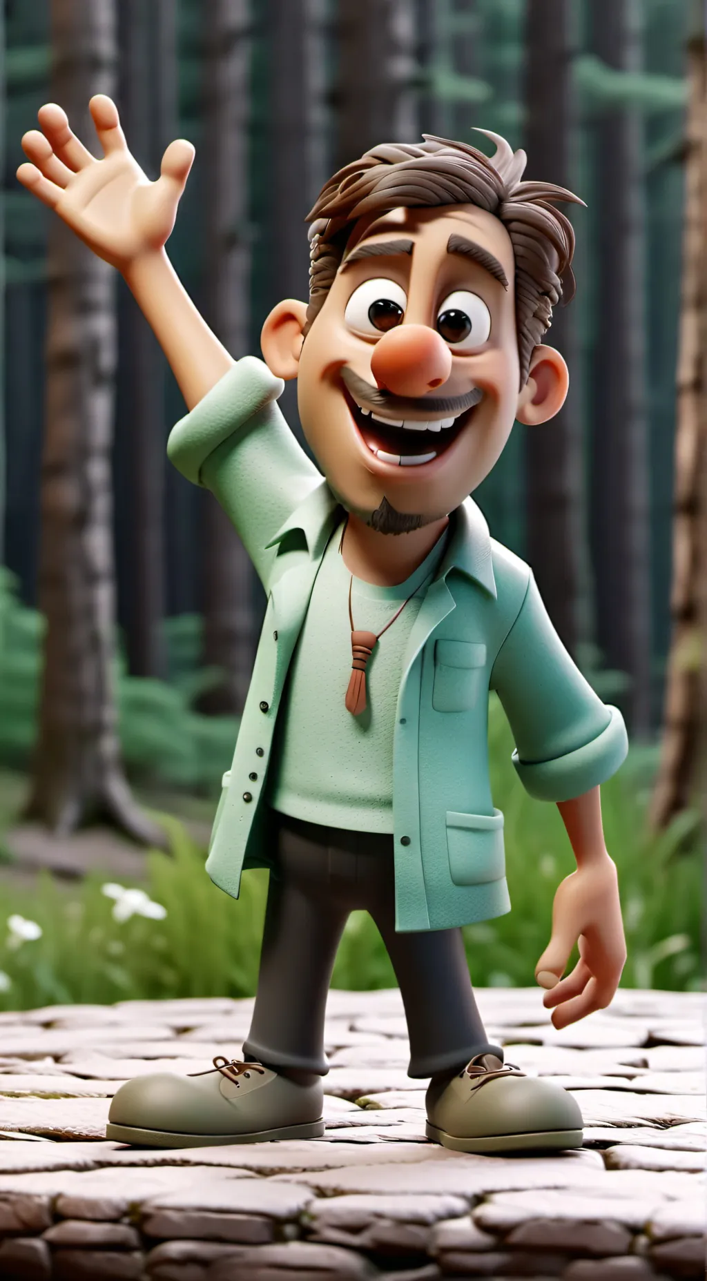 ai character: goofy ahh world background