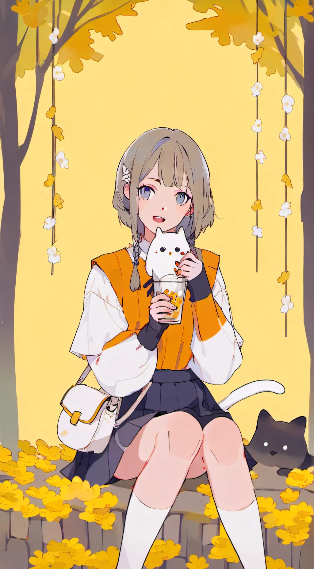 ai character: Angela  background