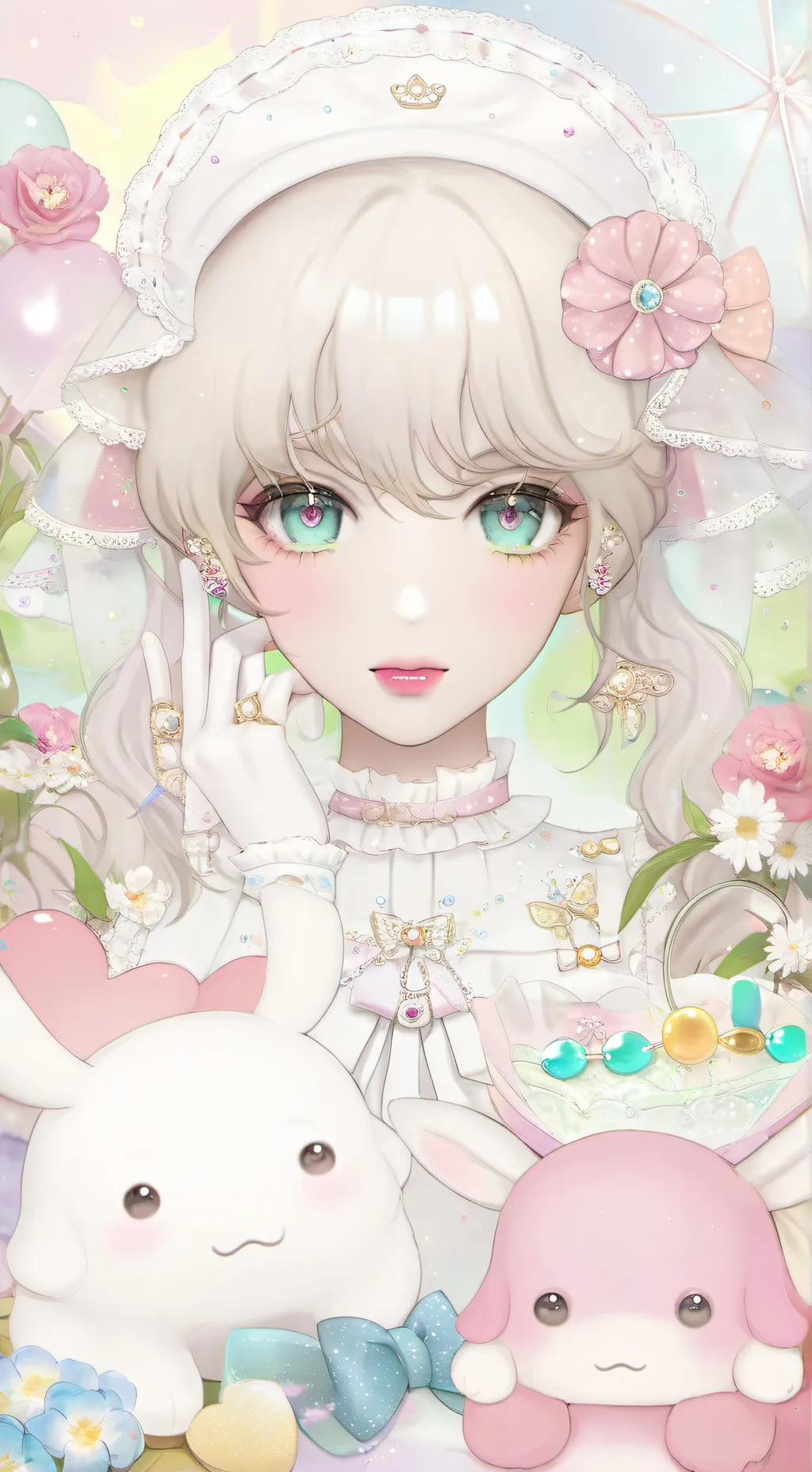 ai character: Grow a Garden background