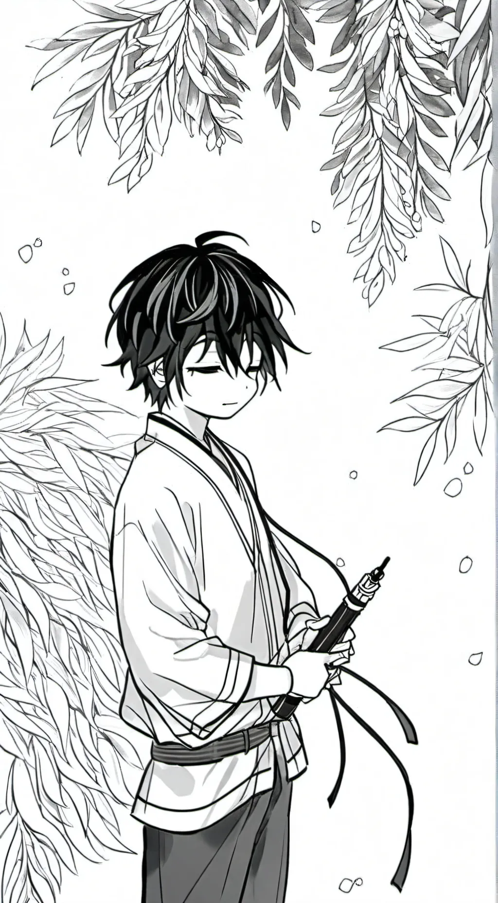 ai character: deku background