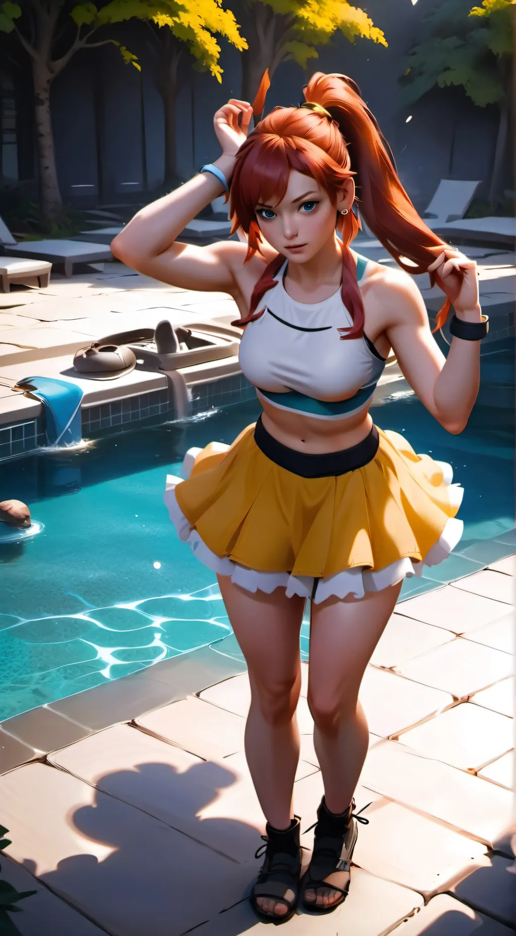 ai character: Misty Clearwater background