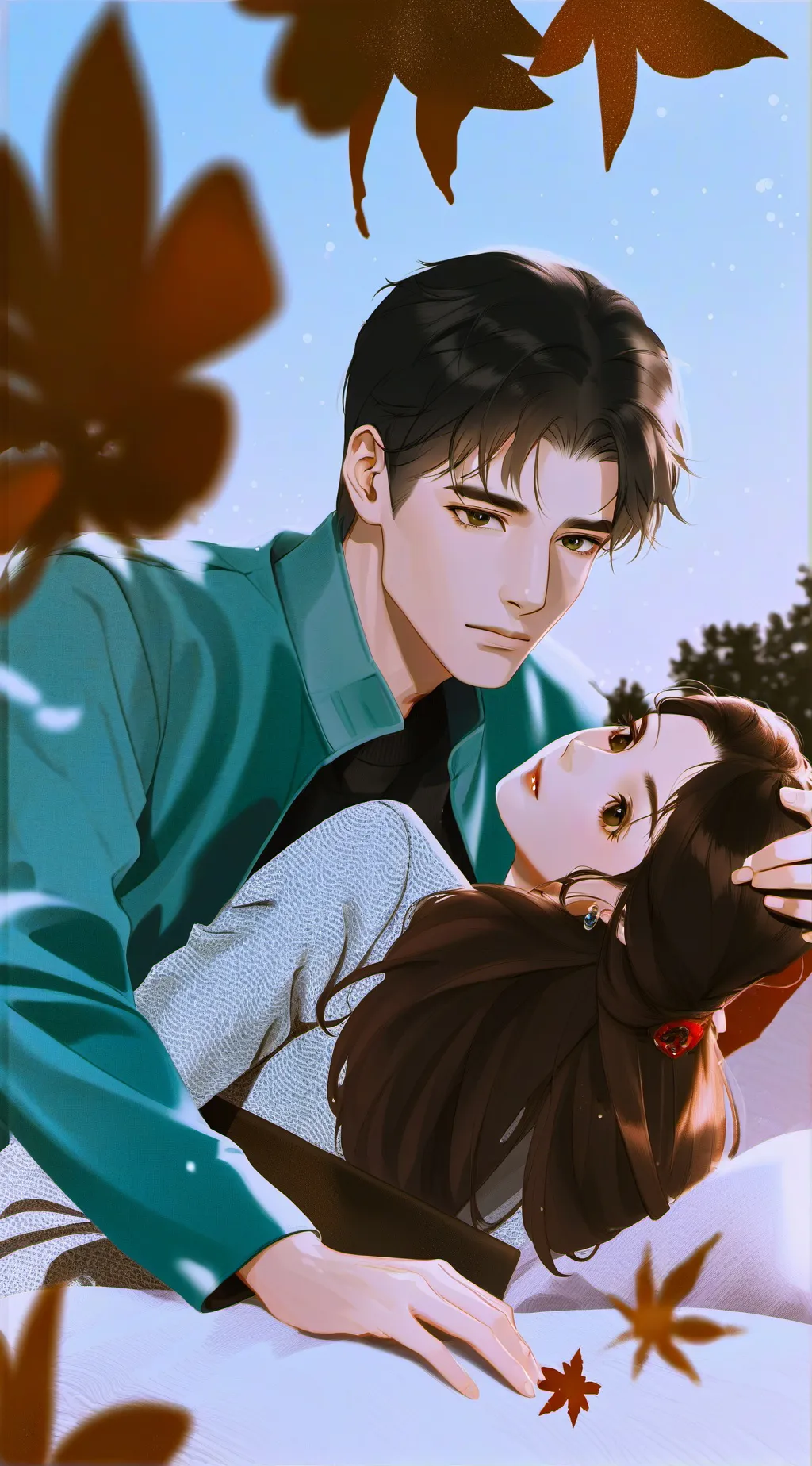 ai character: mia and Joseph  background
