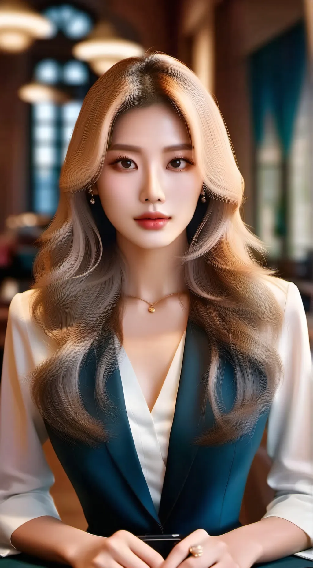 ai character: APPLE  background