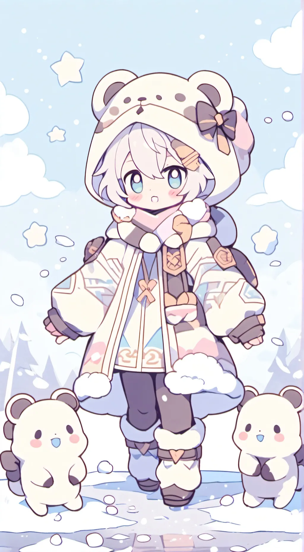 ai character: Family❄️ background