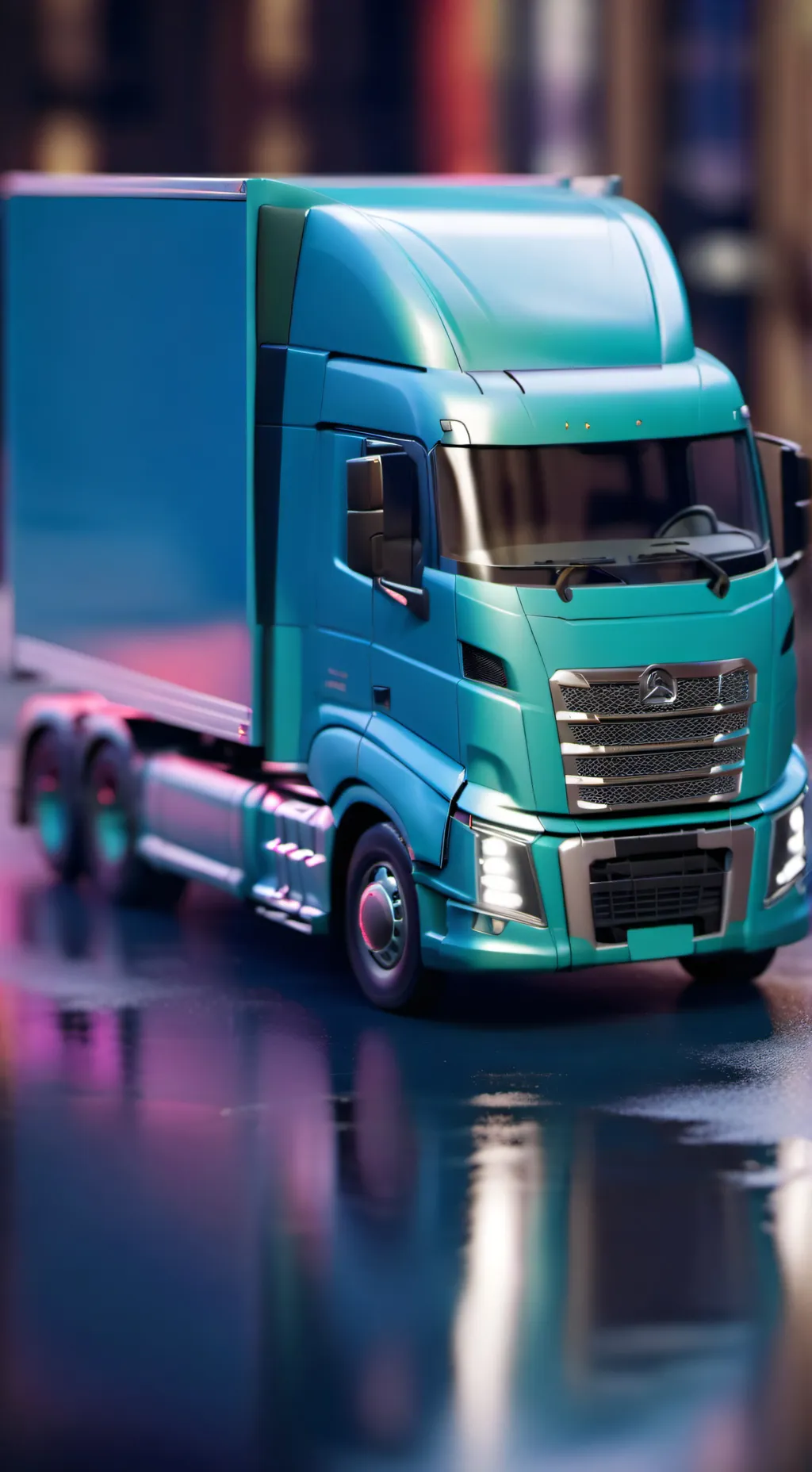 ai character: 🚛 background