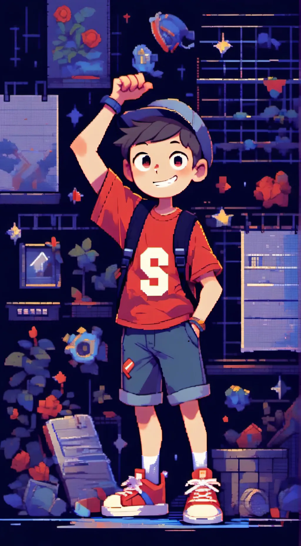 ai character: julianandfriends!  background
