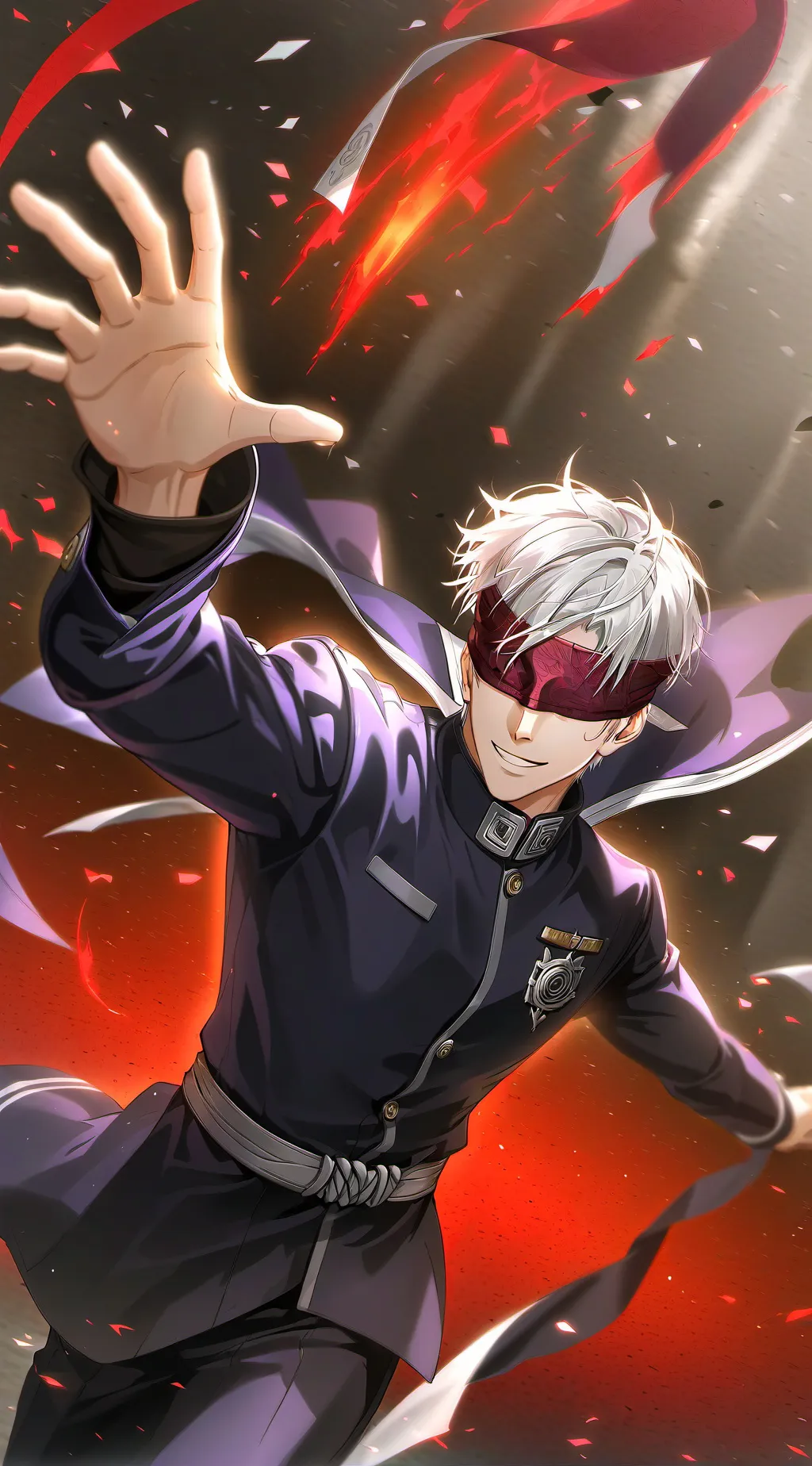 ai character: Gojo Satoru background