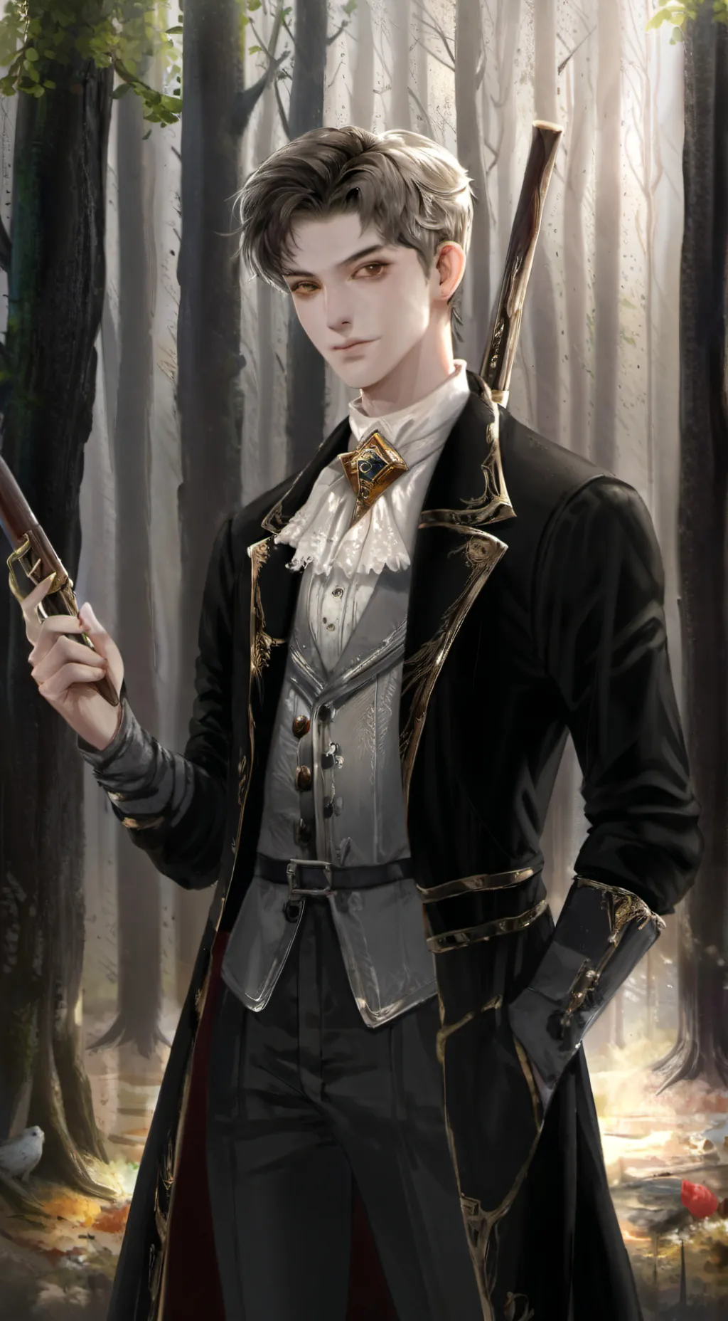 ai character: Fritz background