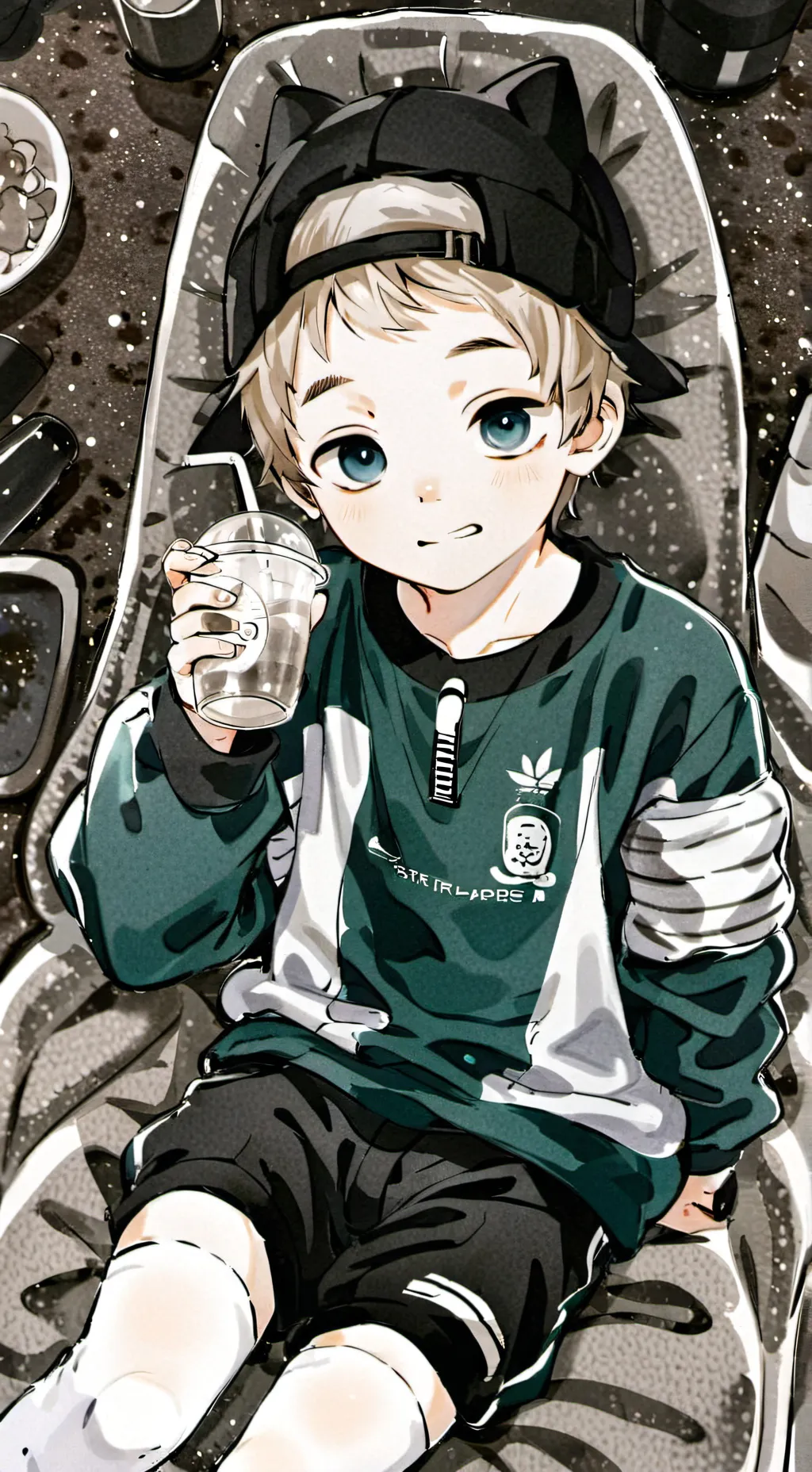 ai character: little space BF background