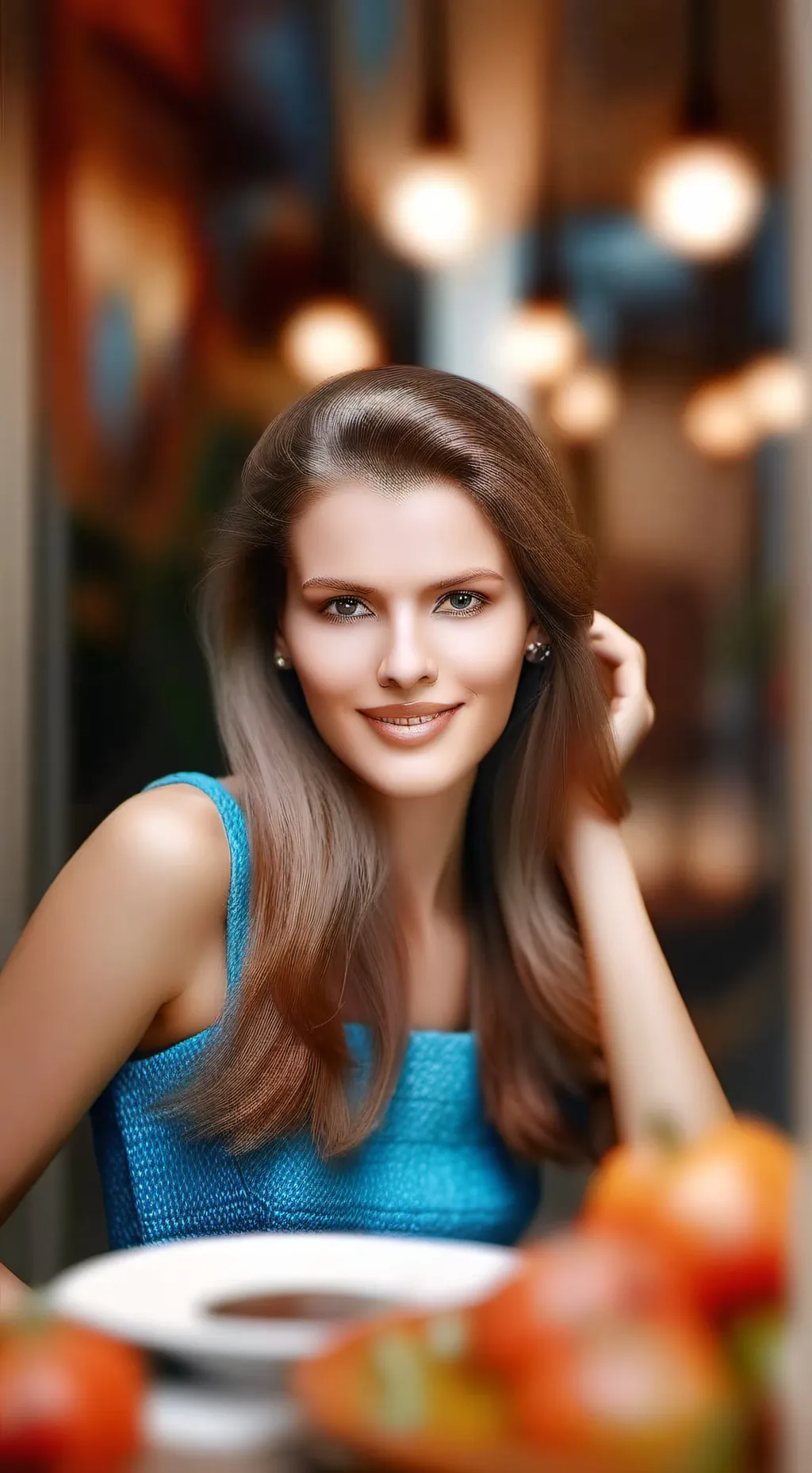 ai character: instagram background