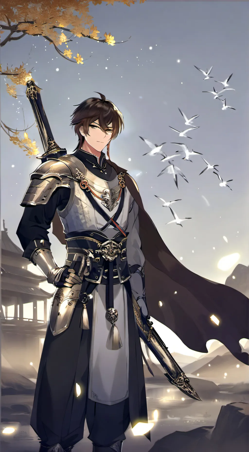 ai character: god of war background
