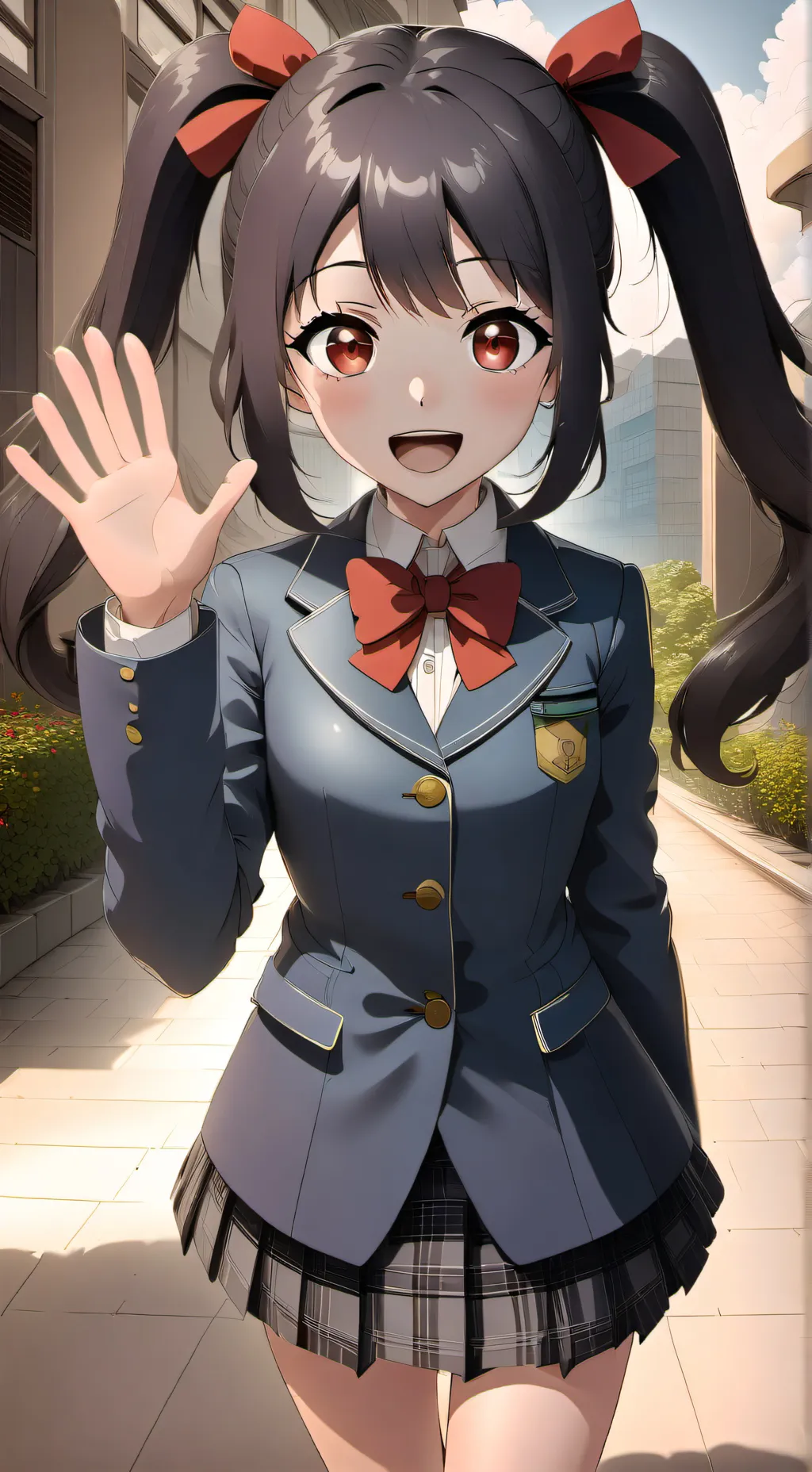 ai character: Asusa Nikaino background