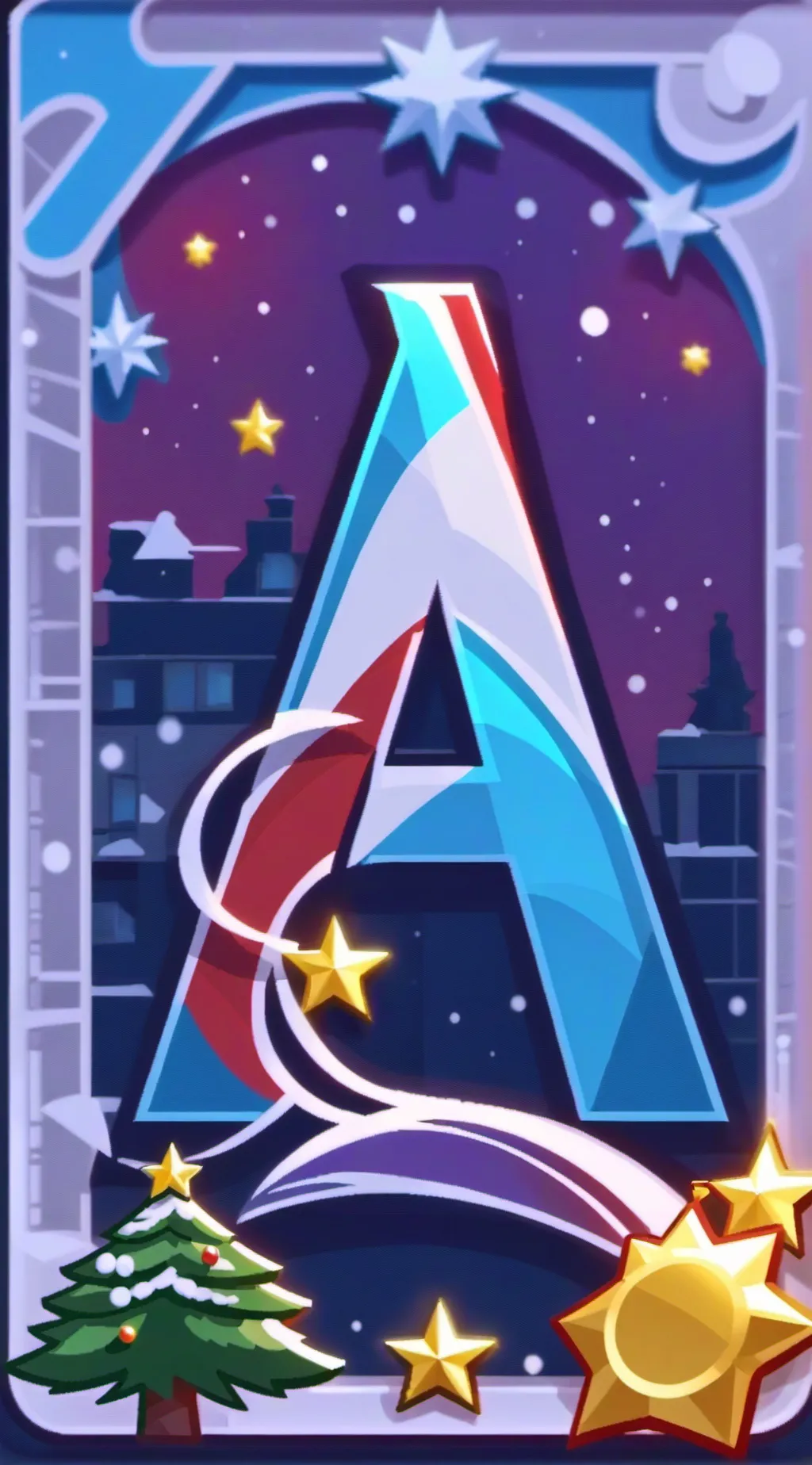 ai character: Avengers Christmas background