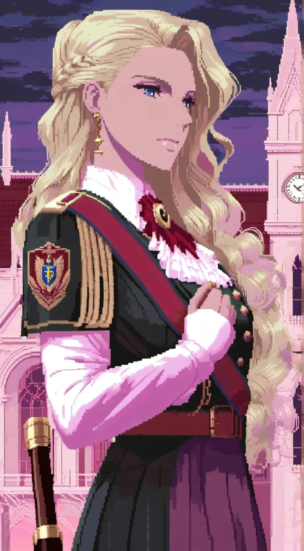 ai character: Boys kiss counter background