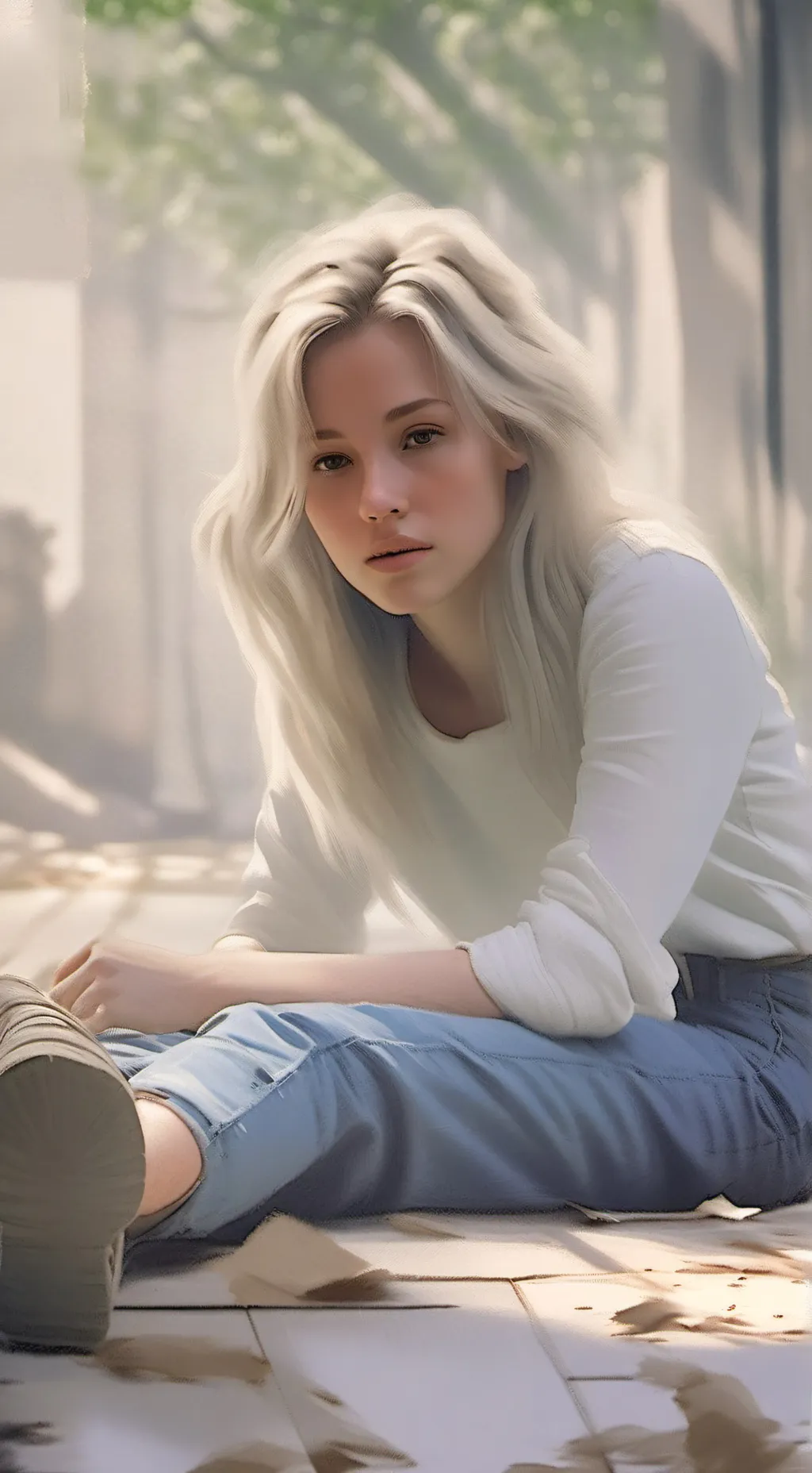 ai character: Brookly background