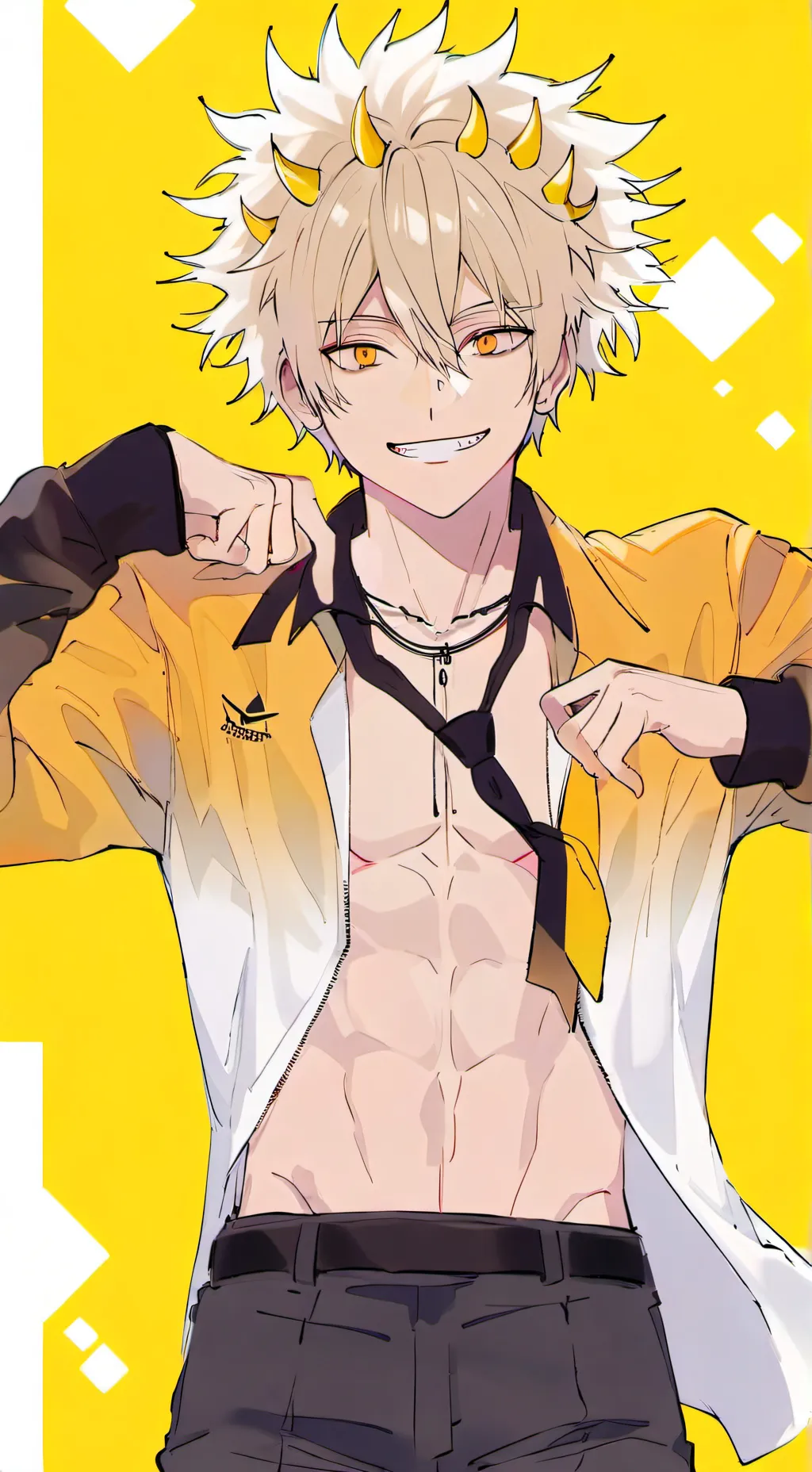 ai character: Bakugo (cheat) background