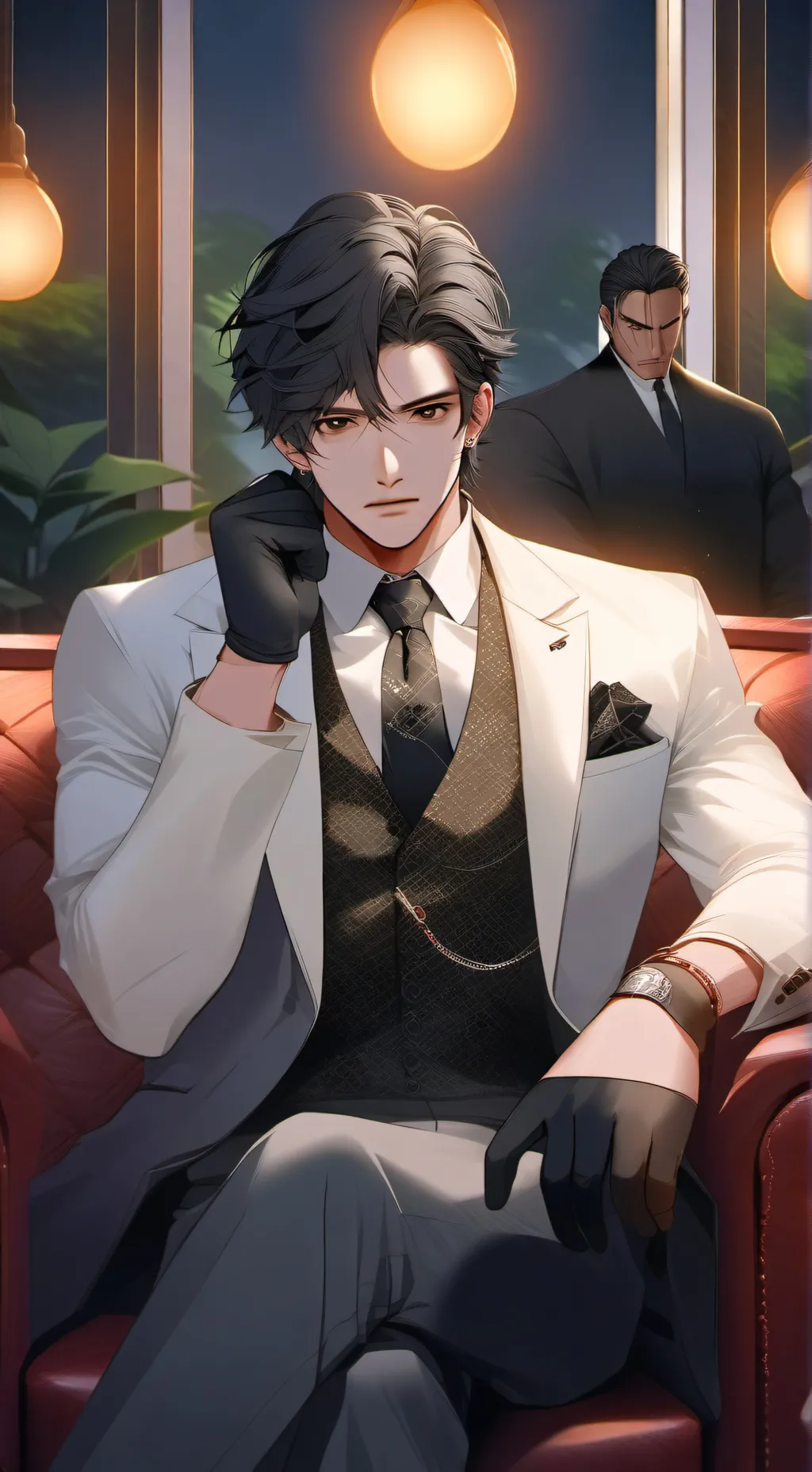 ai character: boss of Mafia Max background