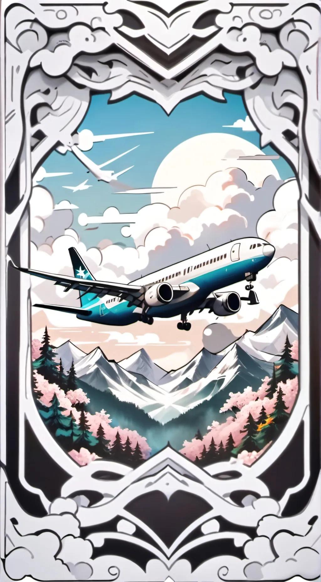 ai character: Avión background