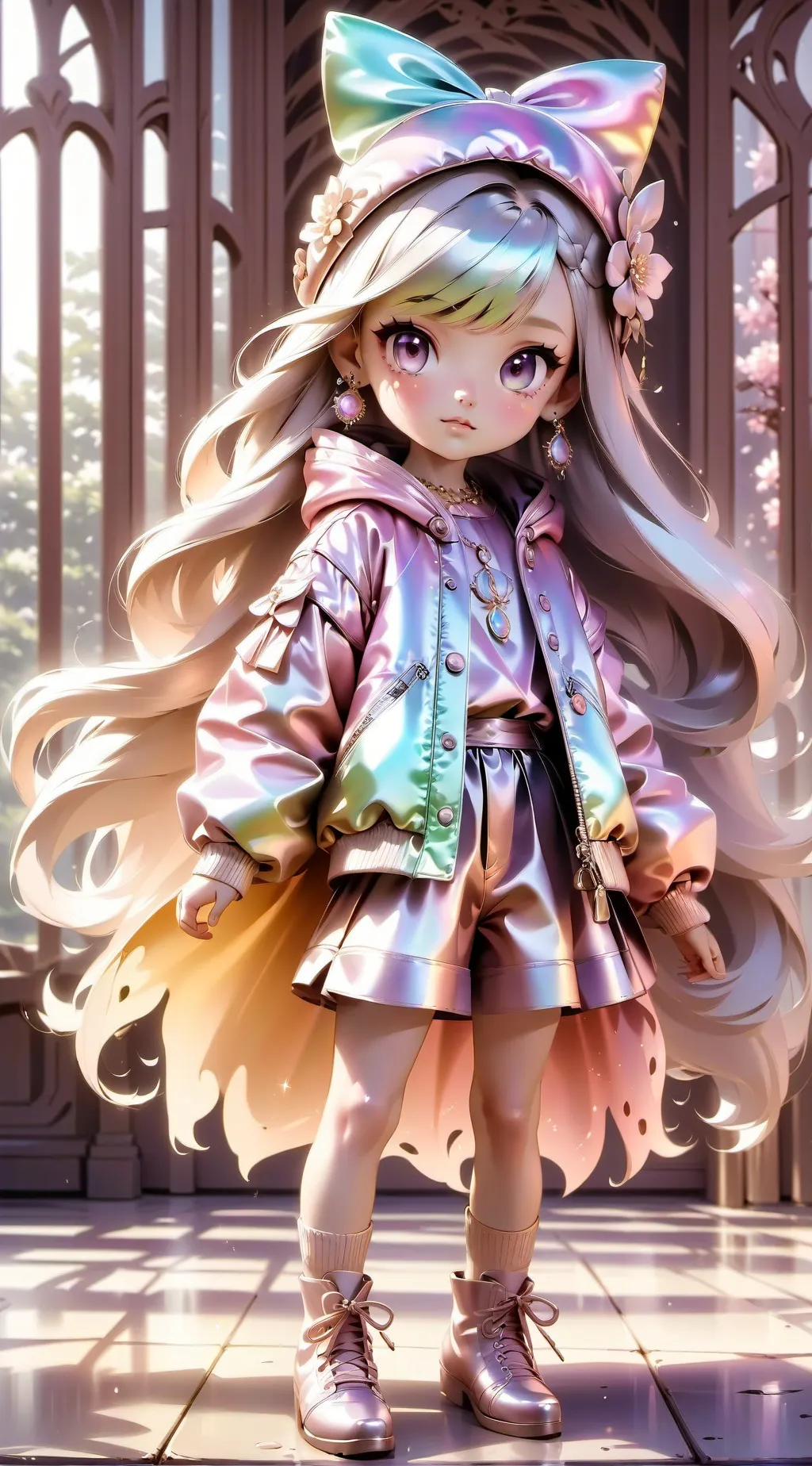 ai character: miss circle x dti🩷 background