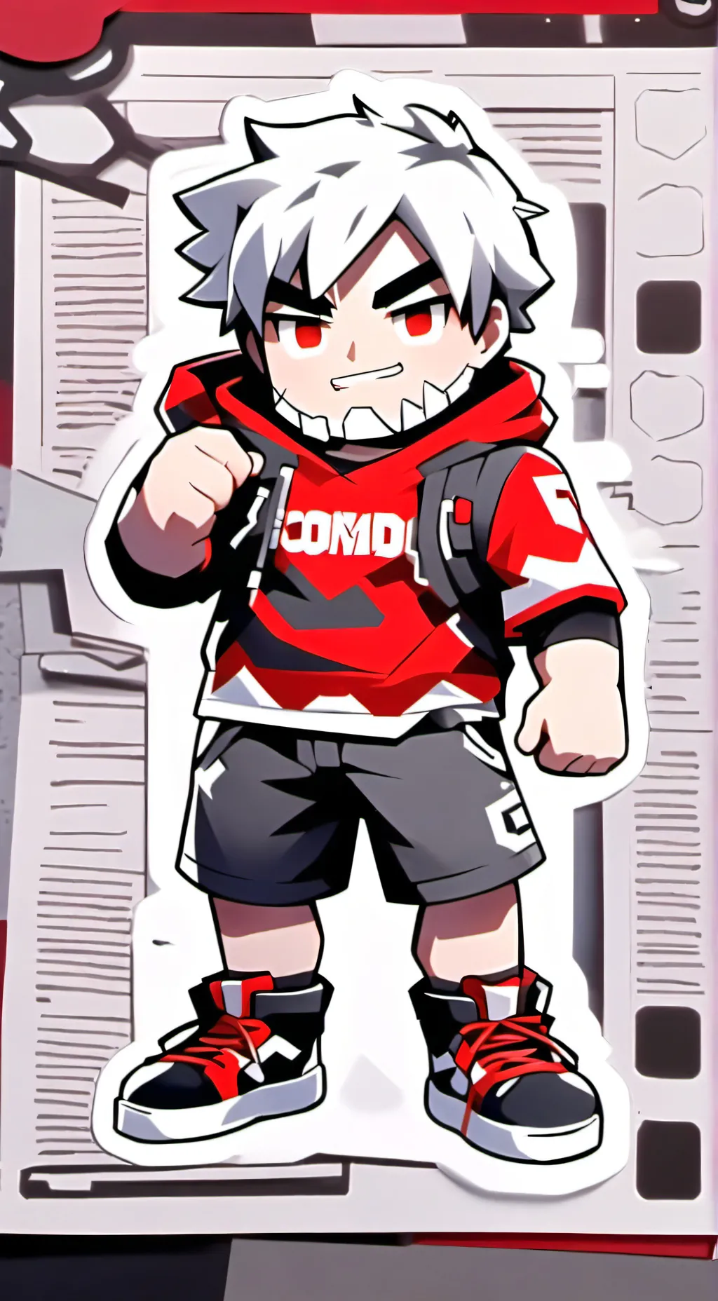 ai character: Goofy aah kid background