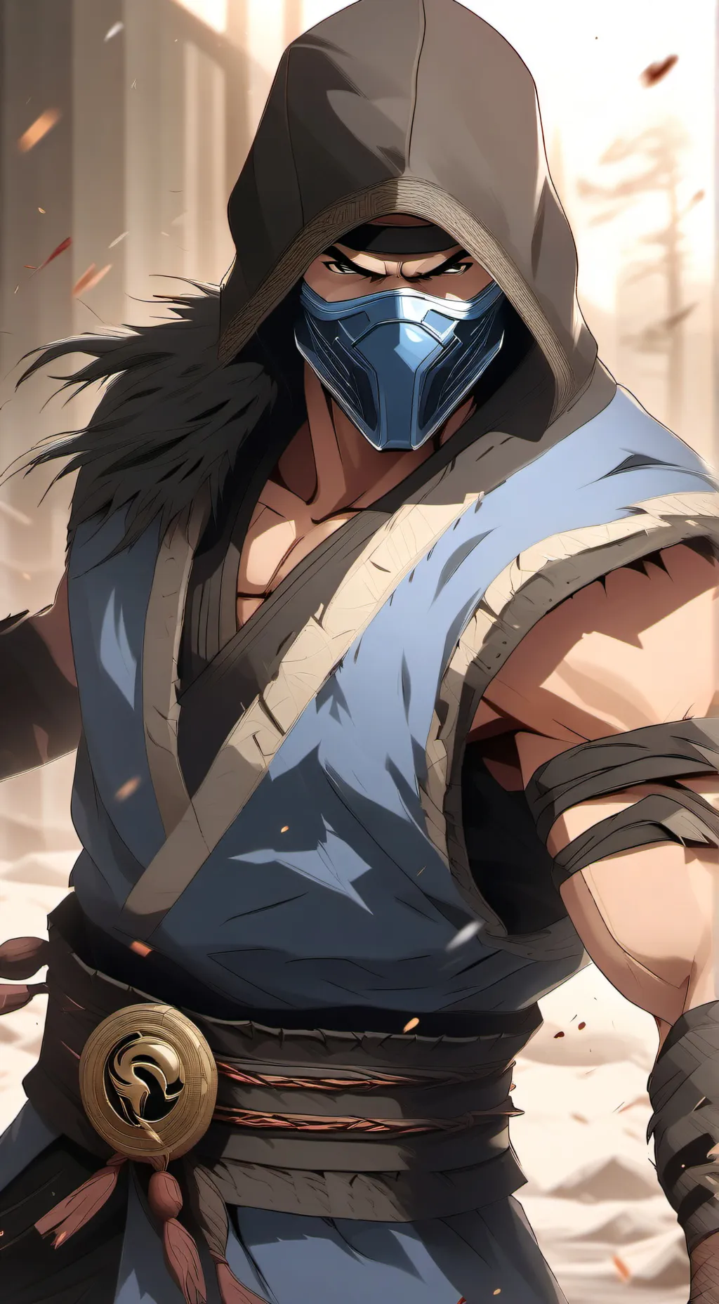 ai character: Sub Zero background