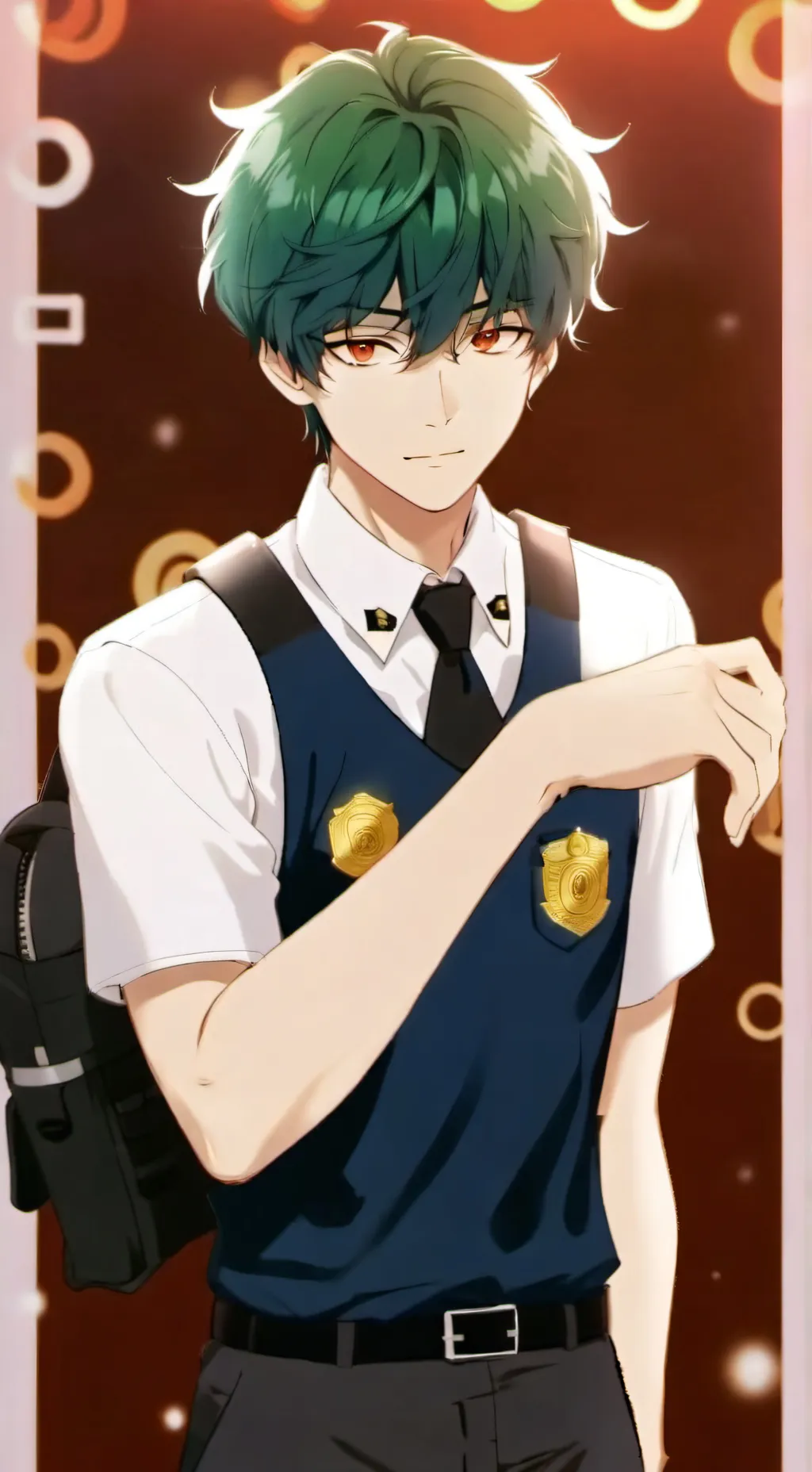 ai character: Quirkless Deku  background