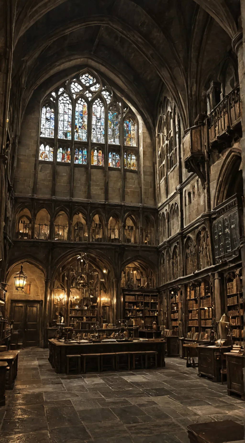 ai character: hogwarts background