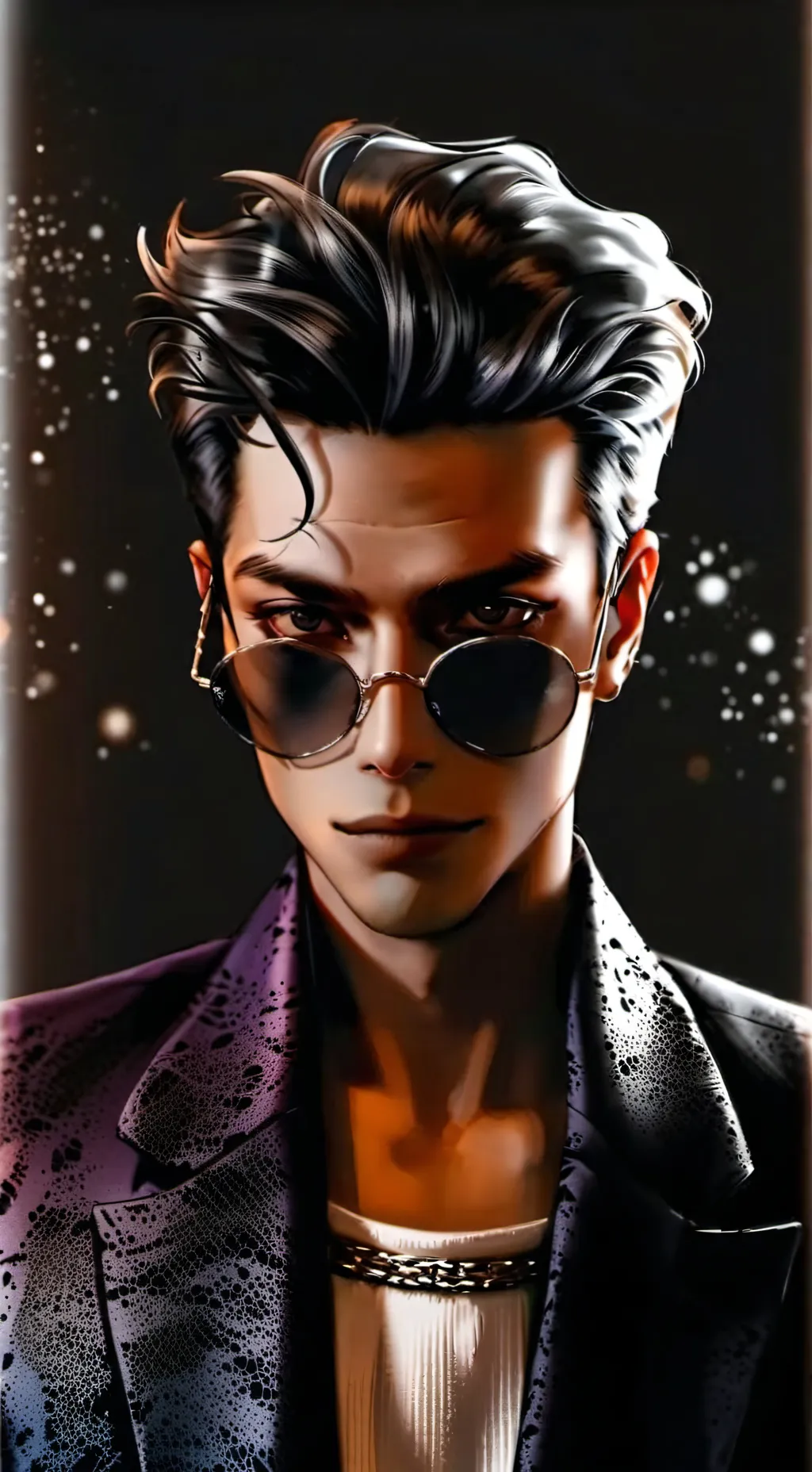 ai character: Johnny cage  background